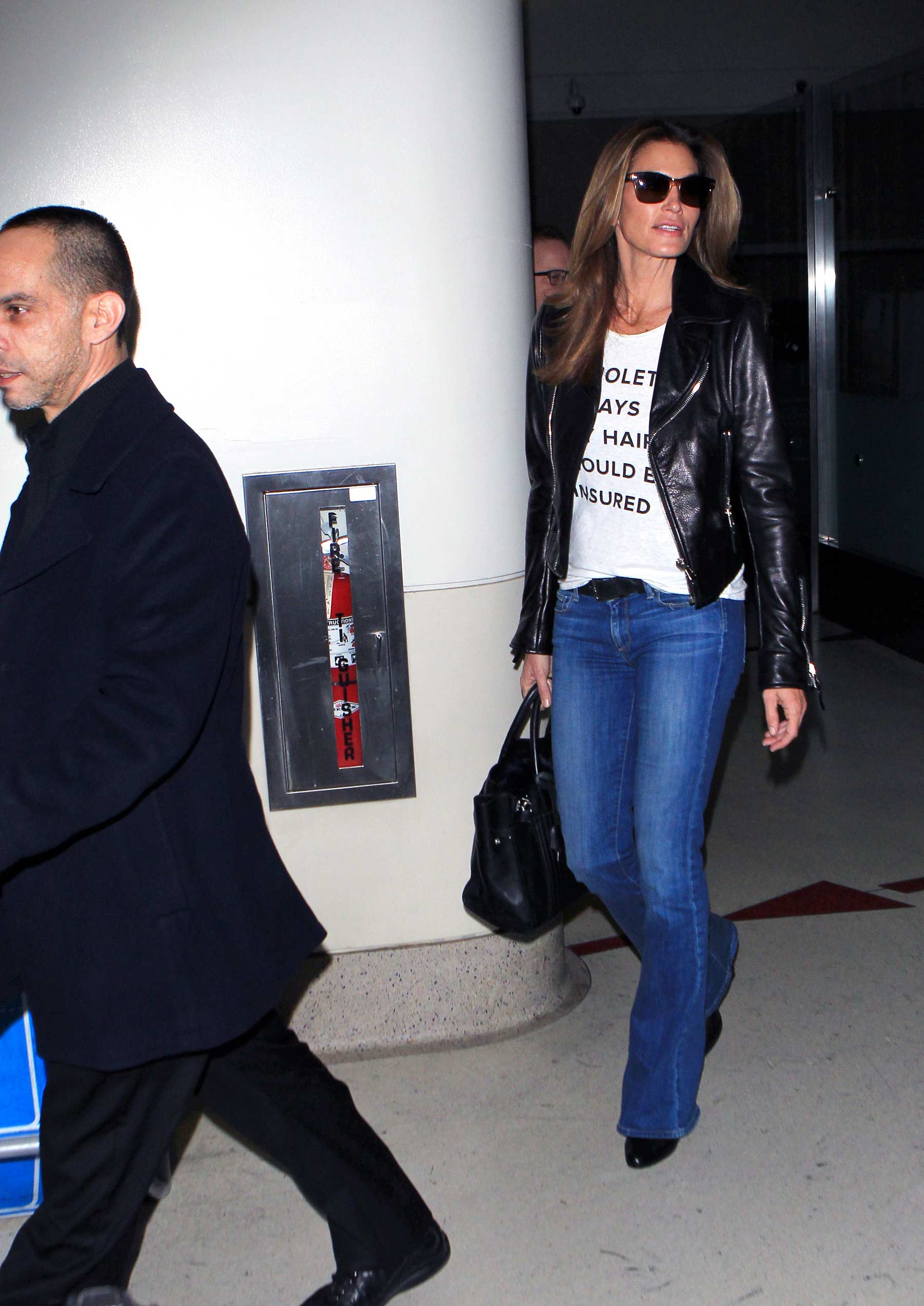 Cindy Crawford at LAX