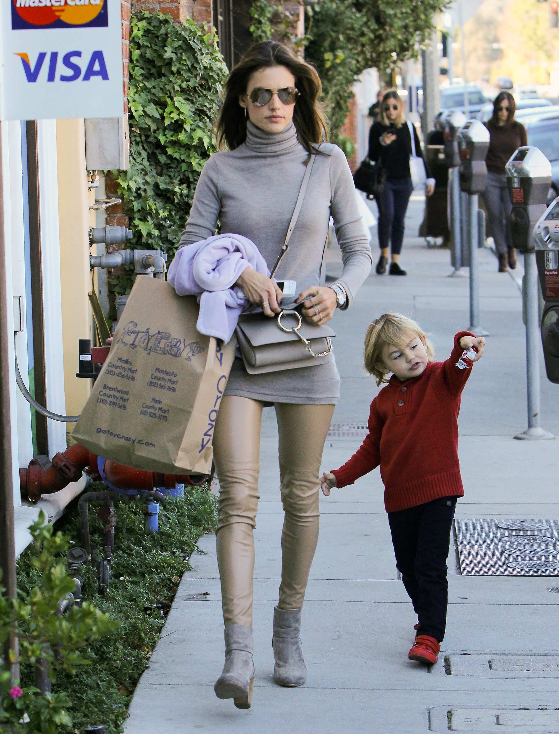 Alessandra Ambrosio out for shopping in Brentwood