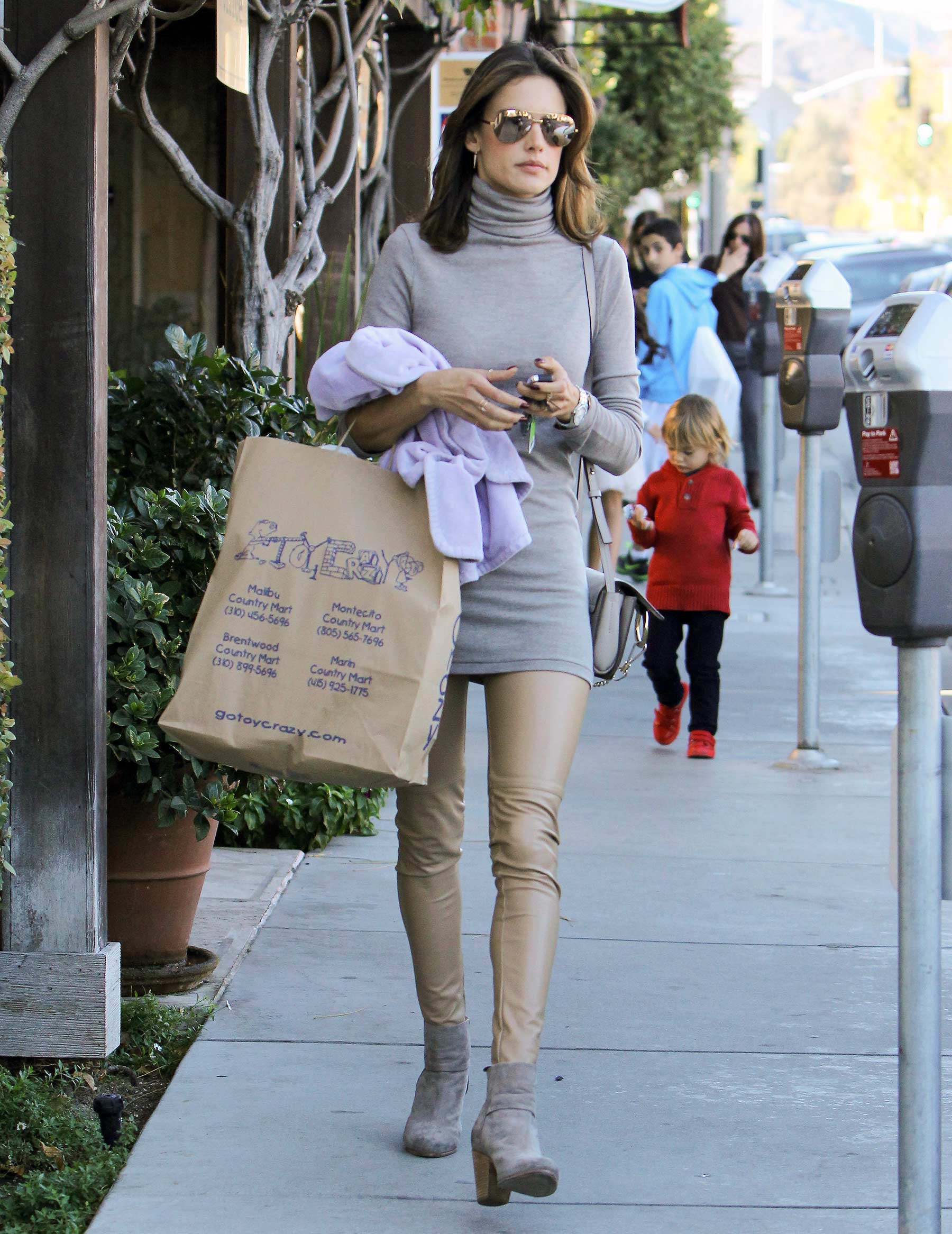 Alessandra Ambrosio out for shopping in Brentwood