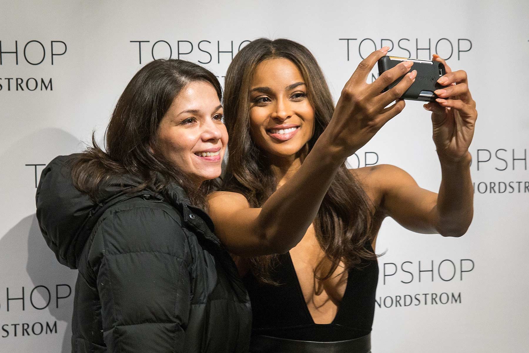 Ciara at Topshop at Nordstrom in Seattle