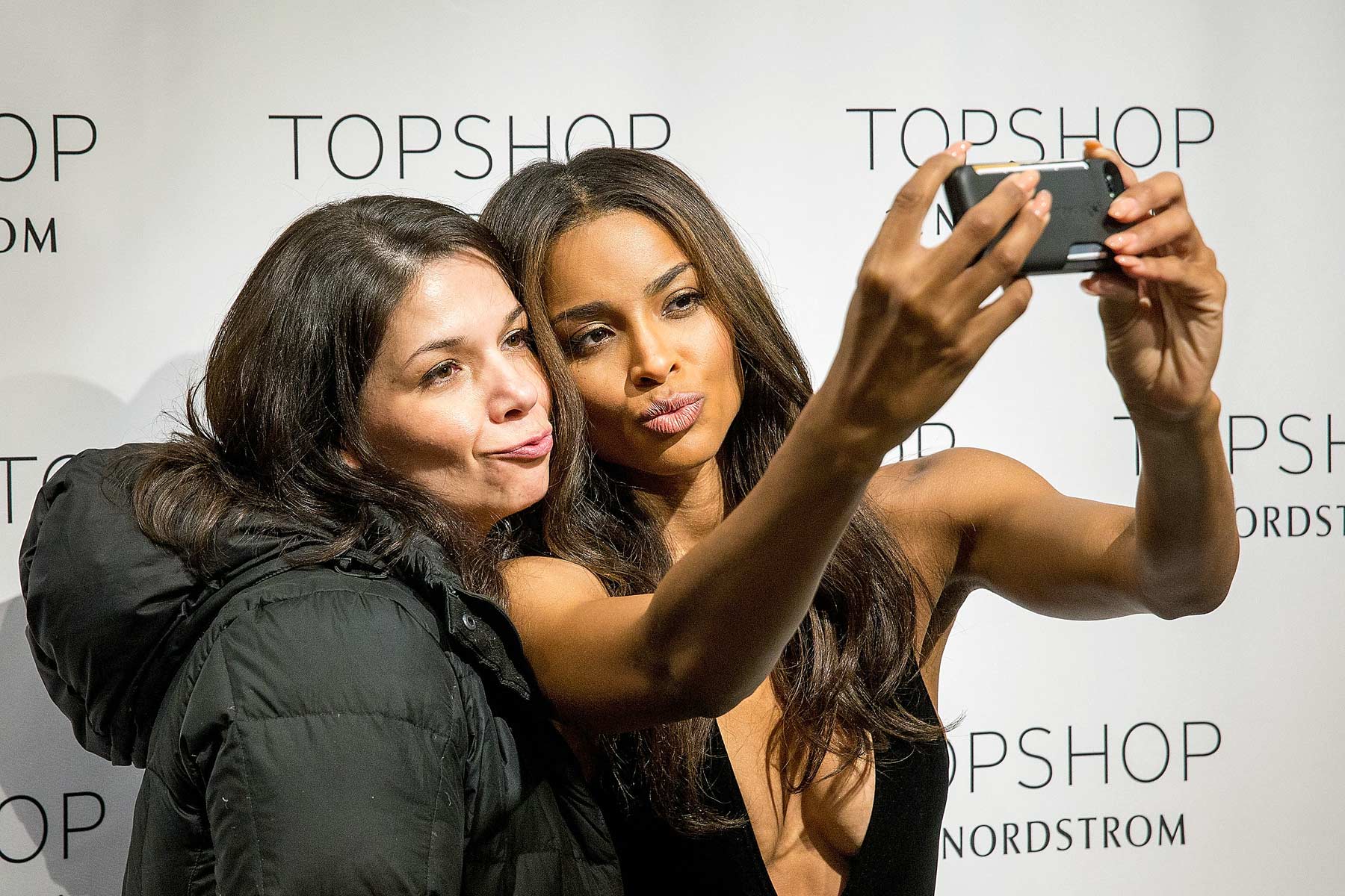 Ciara at Topshop at Nordstrom in Seattle