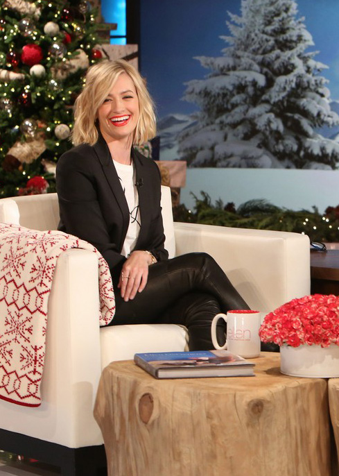 Beth Behrs at the Ellen DeGeneres Show