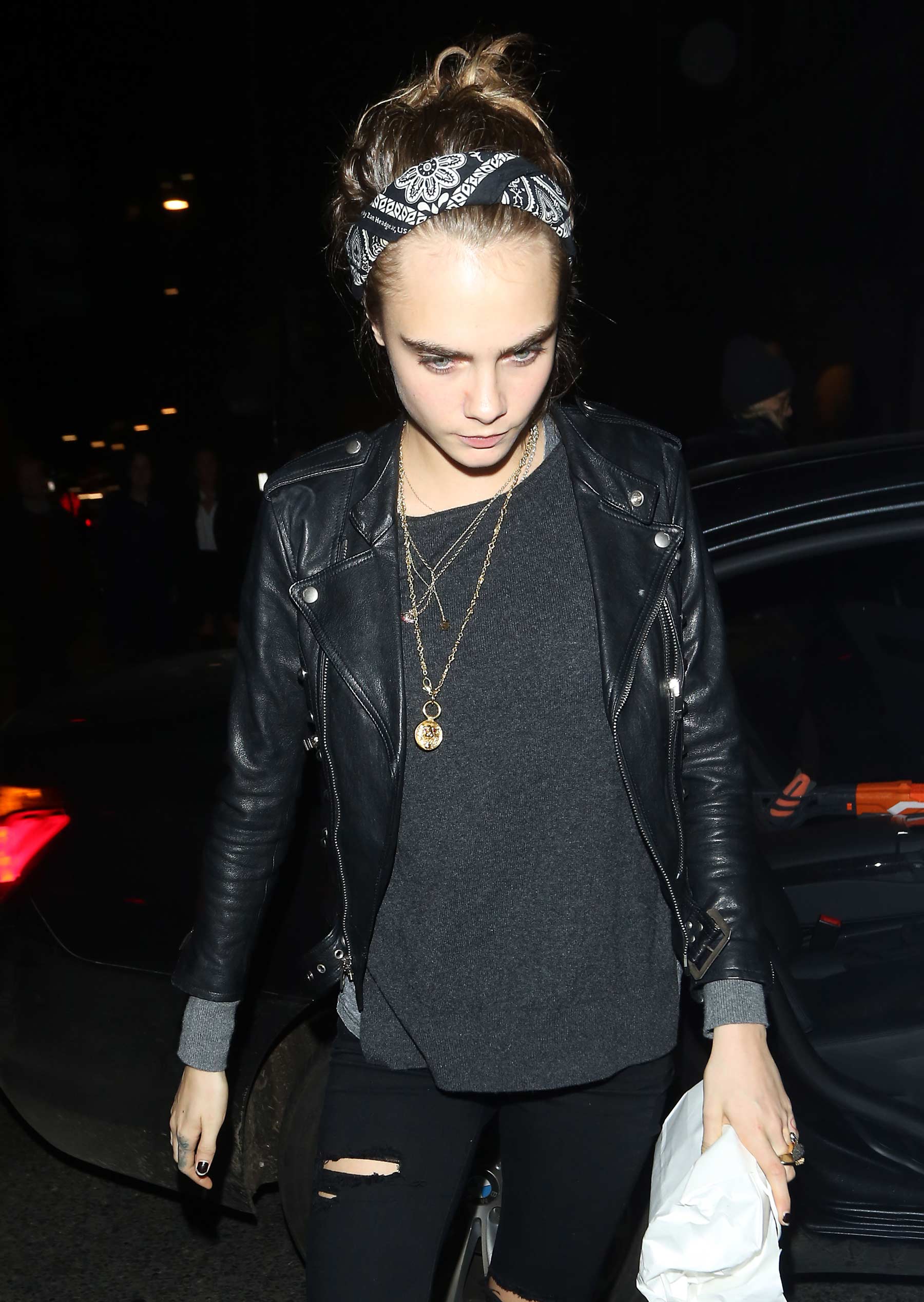 Alice Dellal, Poppy & Cara Delevingne attend LOVE Magazine Christmas Party