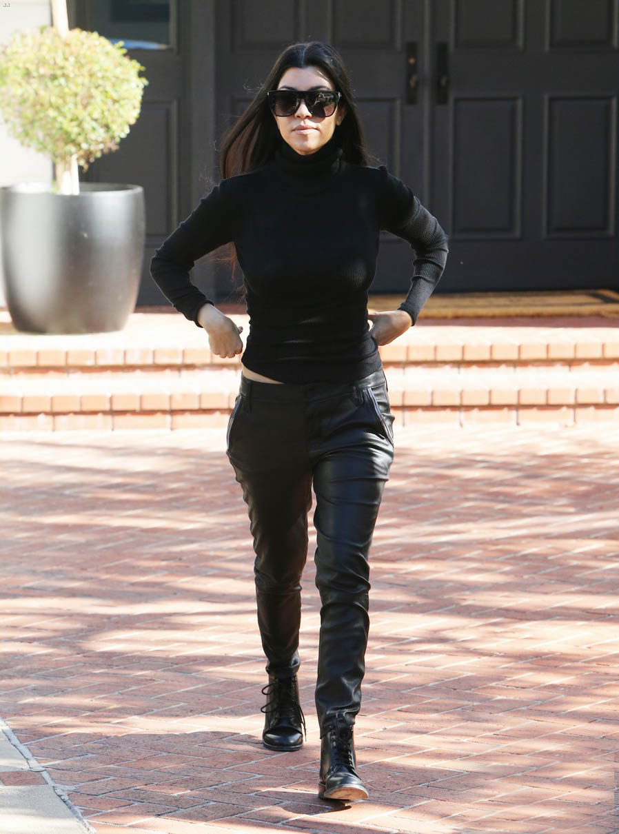 Kourtney Kardashian out and about in Beverly Hills