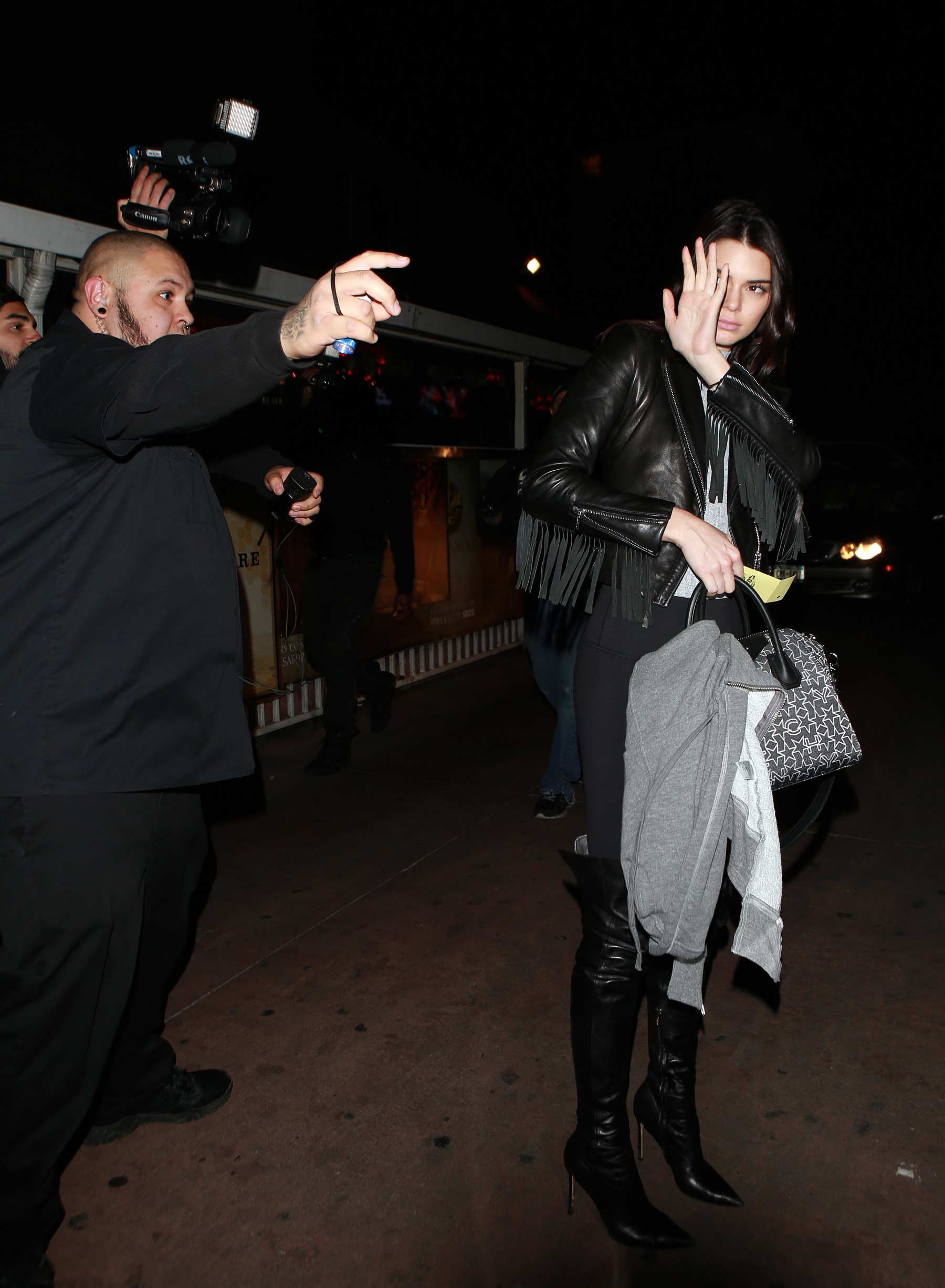 Kendall Jenner leaving the Roxy in West Hollywood