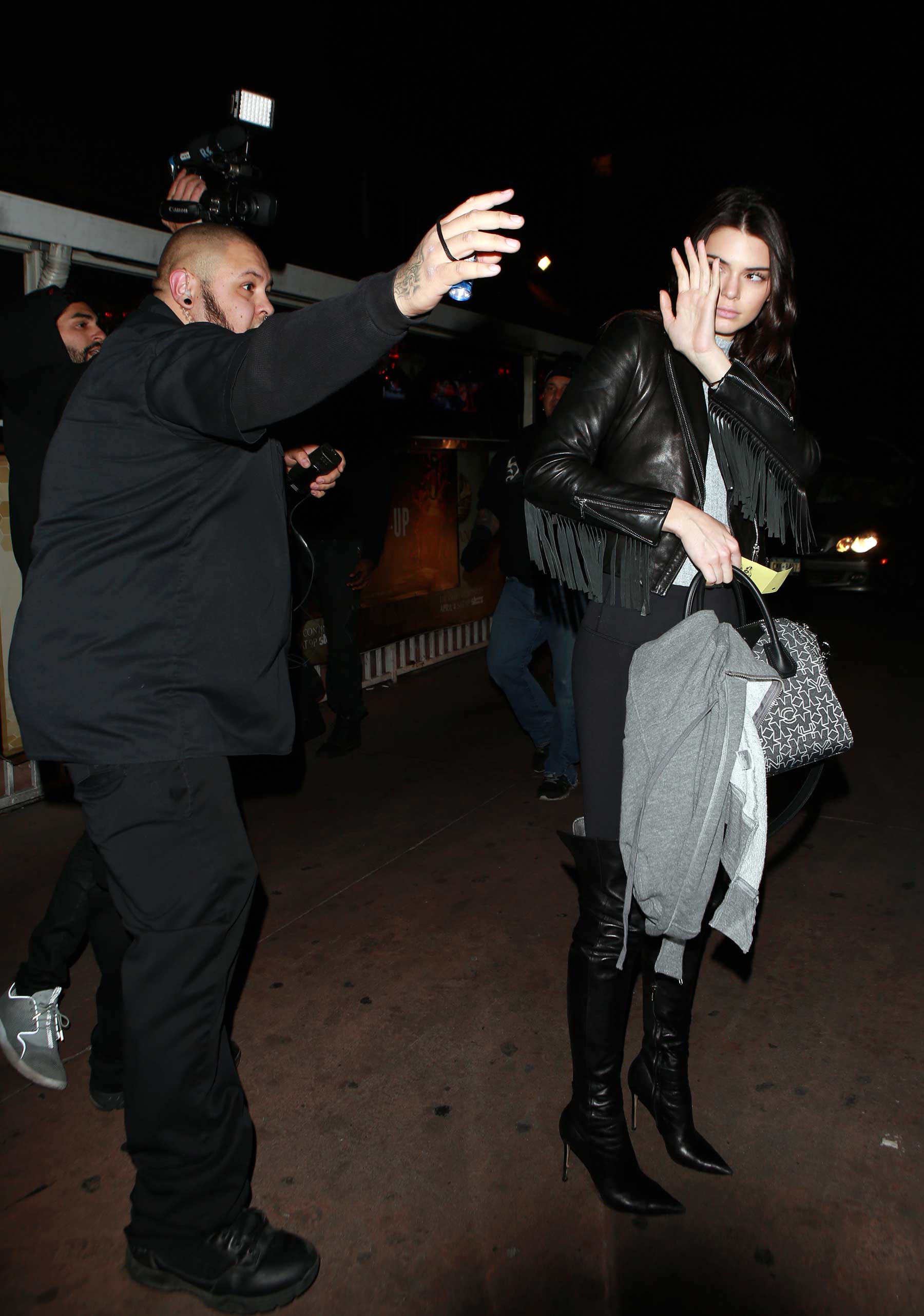Kendall Jenner leaving the Roxy in West Hollywood