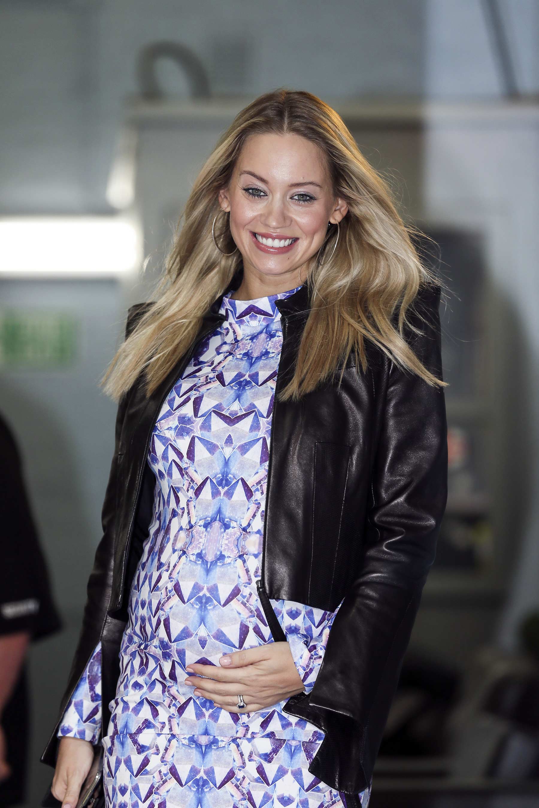 Kimberly Wyatt outside The London Studios