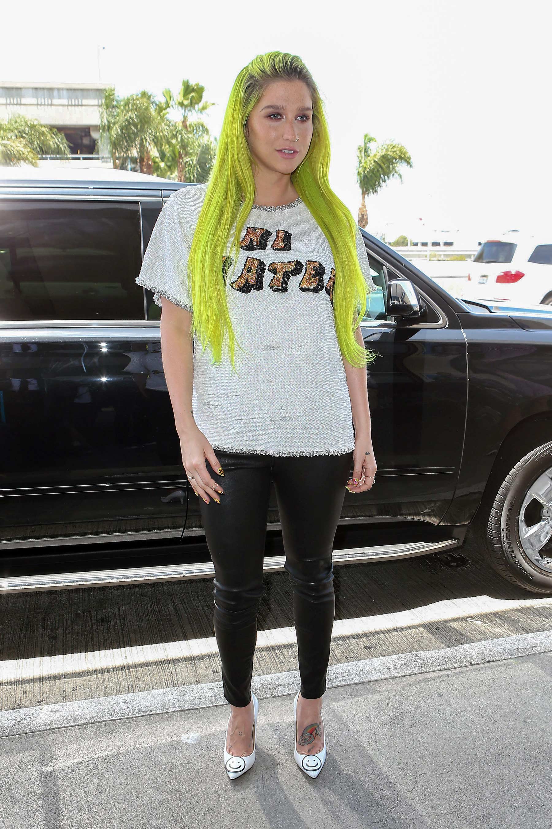 KeSha sighted at LAX Airport