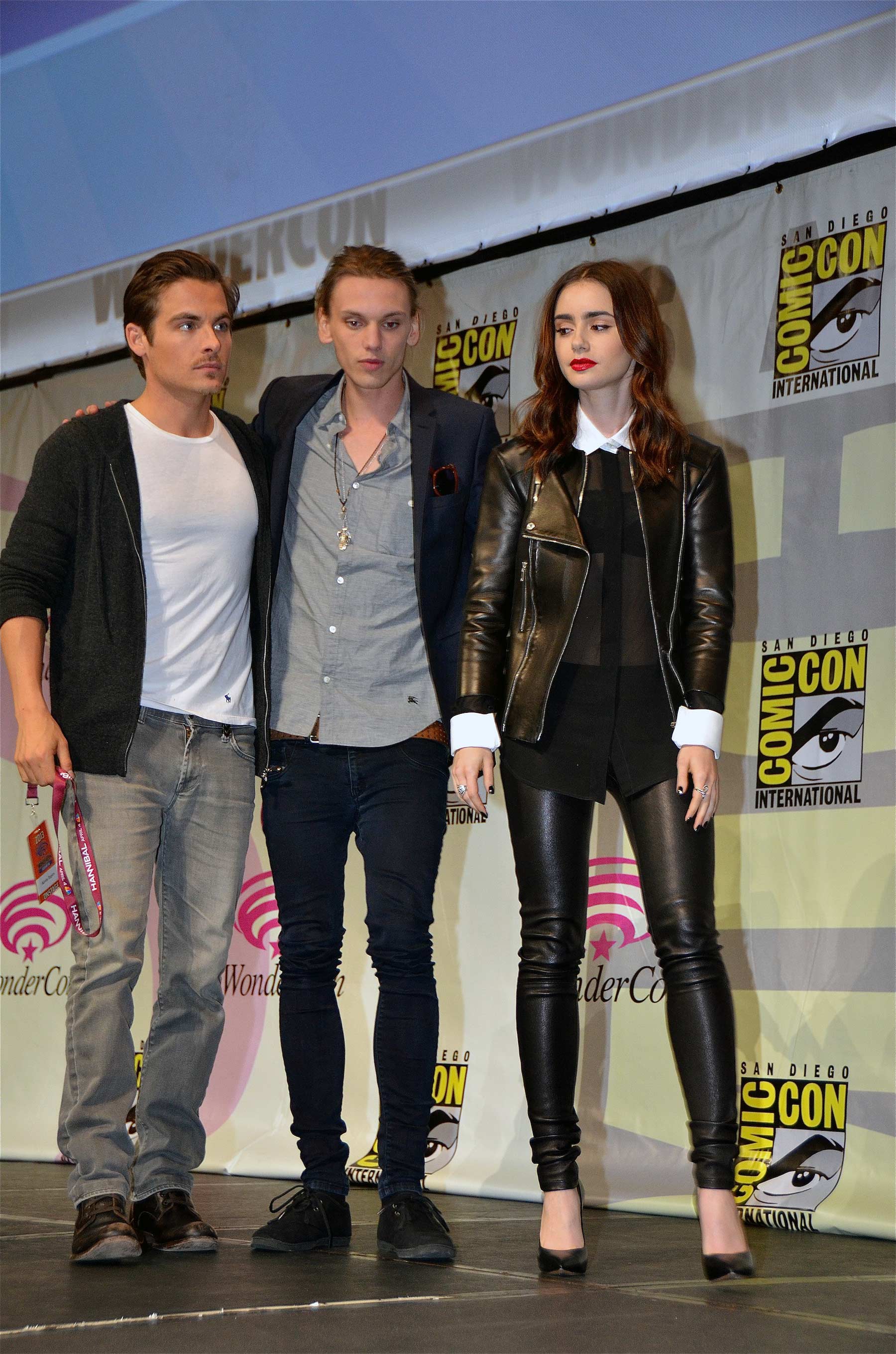 Lily Collins attends WonderCon 2013