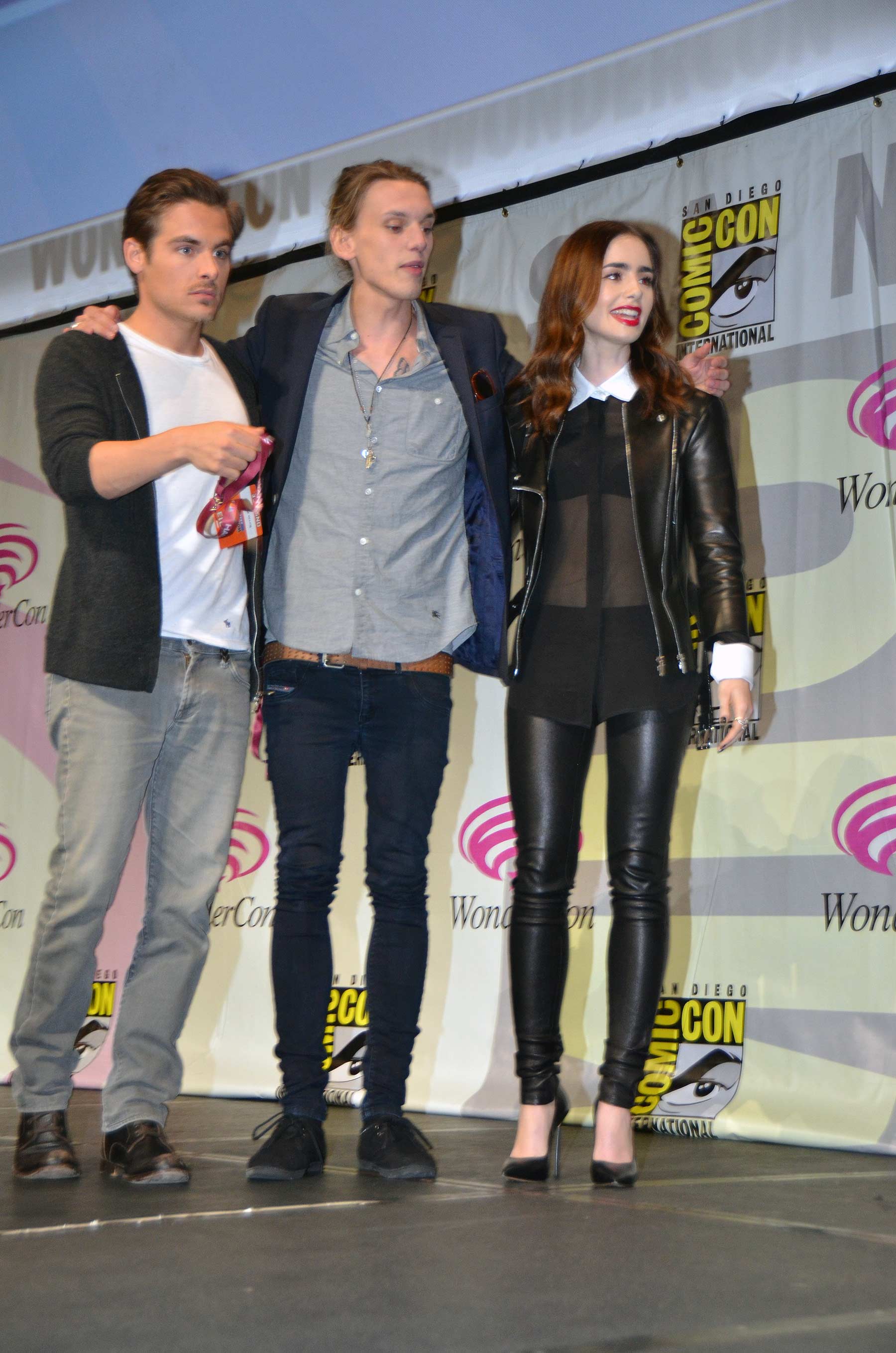 Lily Collins attends WonderCon 2013
