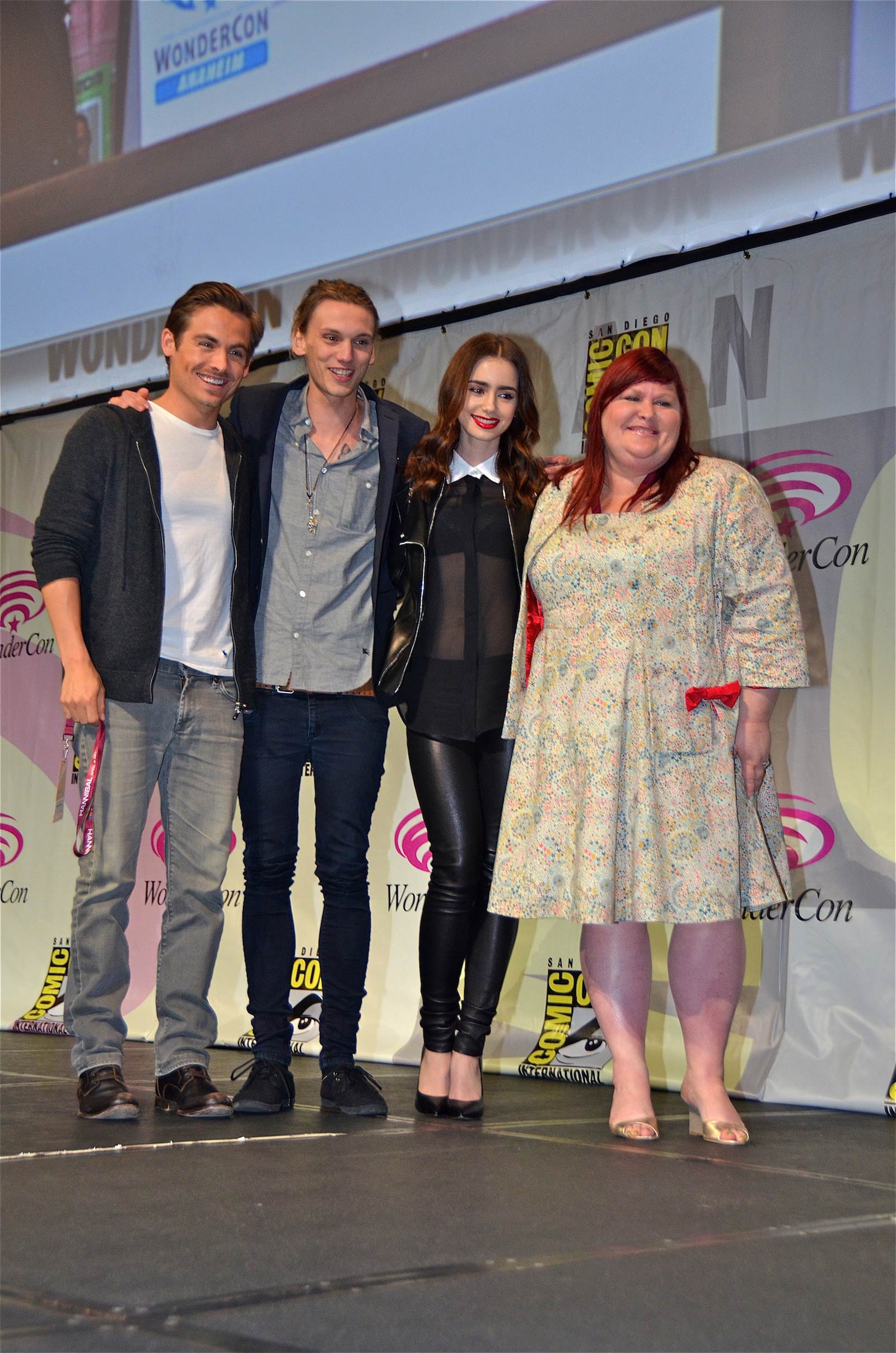 Lily Collins attends WonderCon 2013