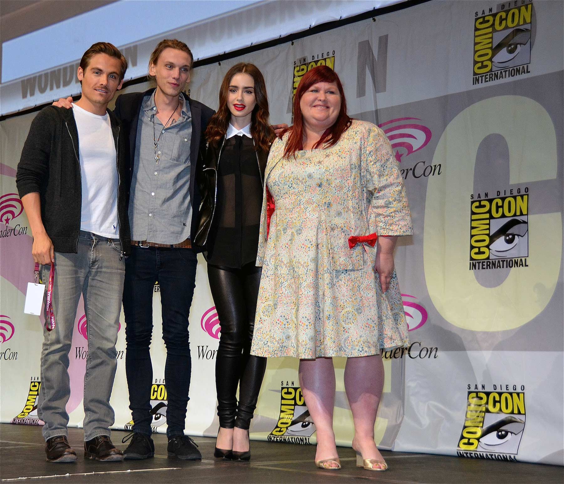 Lily Collins attends WonderCon 2013