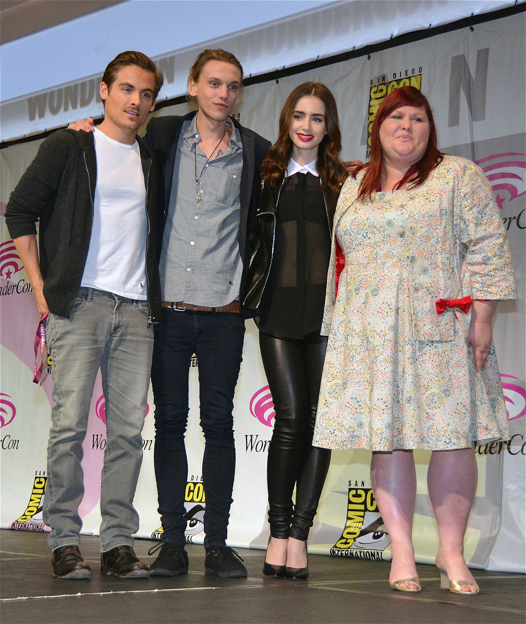 Lily Collins attends WonderCon 2013