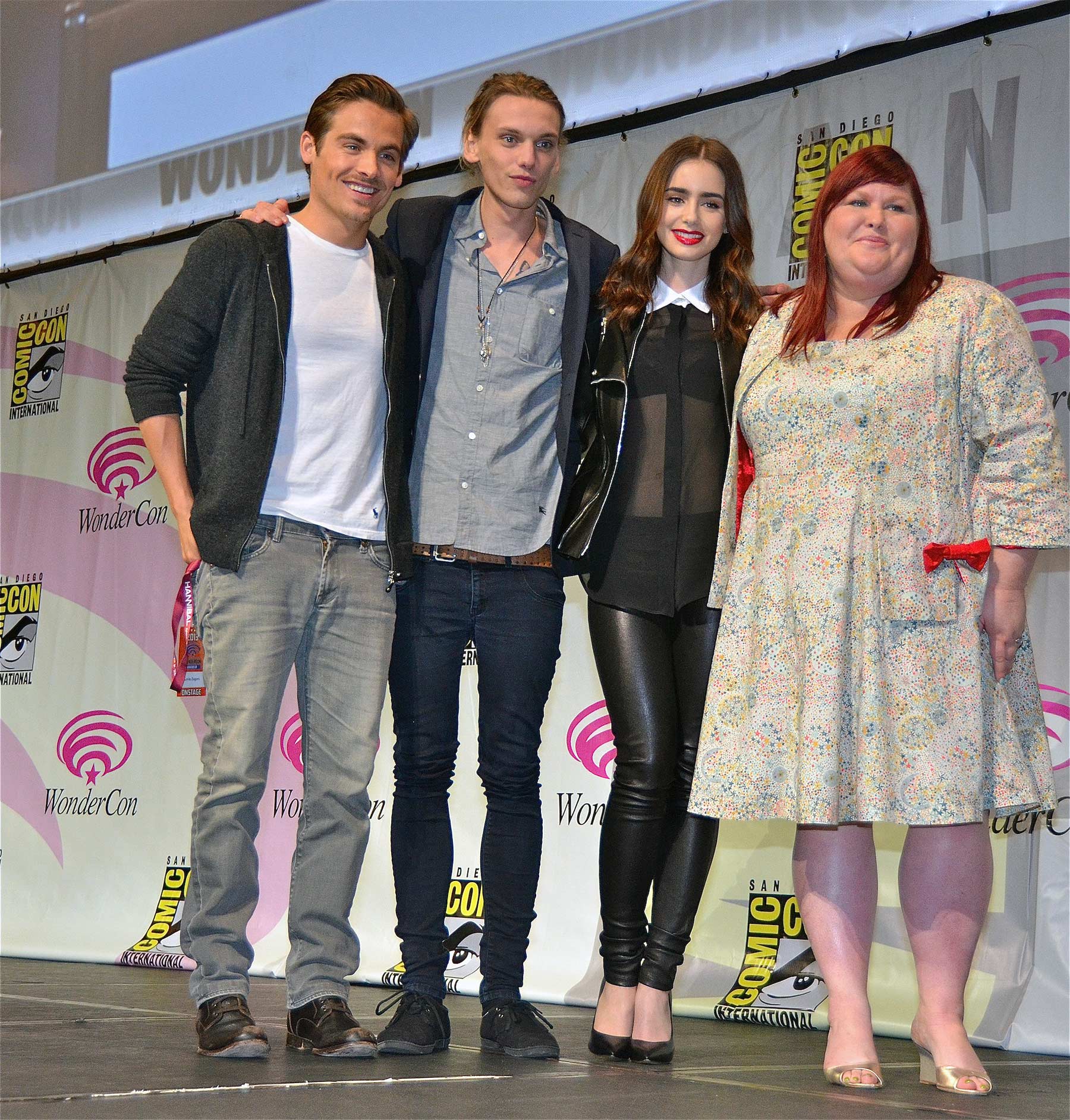 Lily Collins attends WonderCon 2013