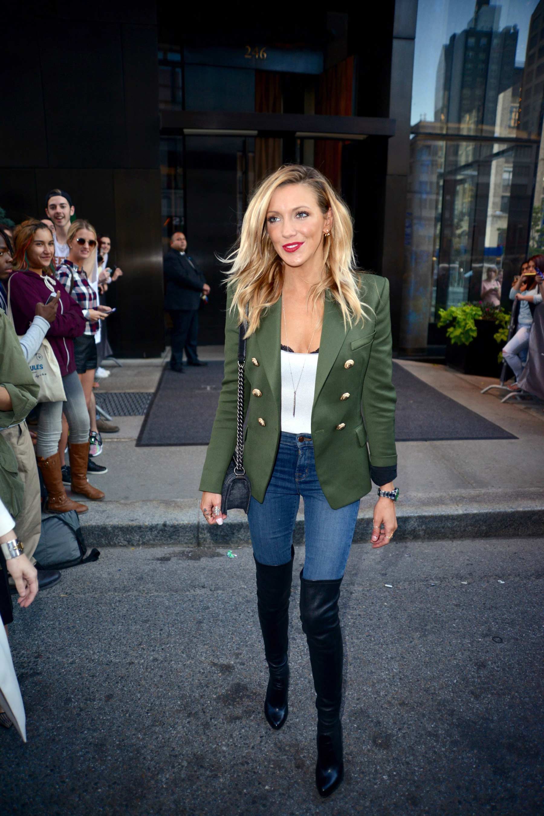 Katie Cassidy out and about in New York