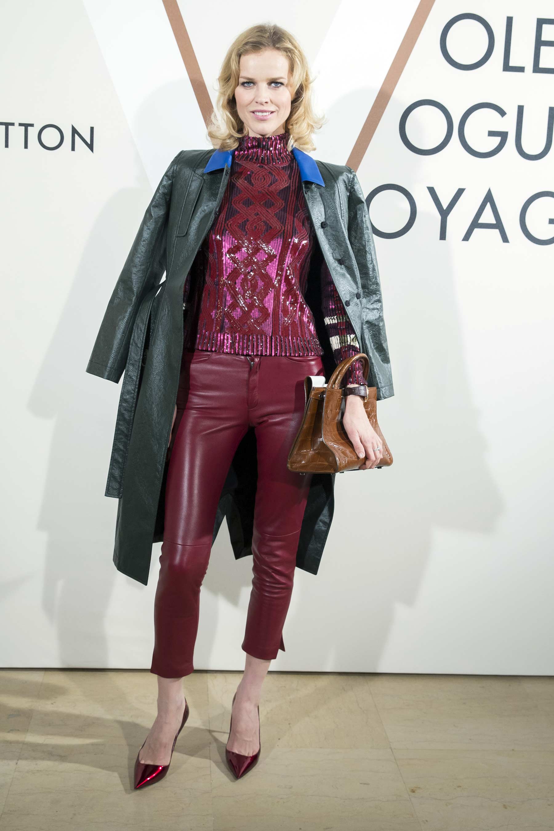Eva Herzigova attends Louis Vuitton exhibition opening