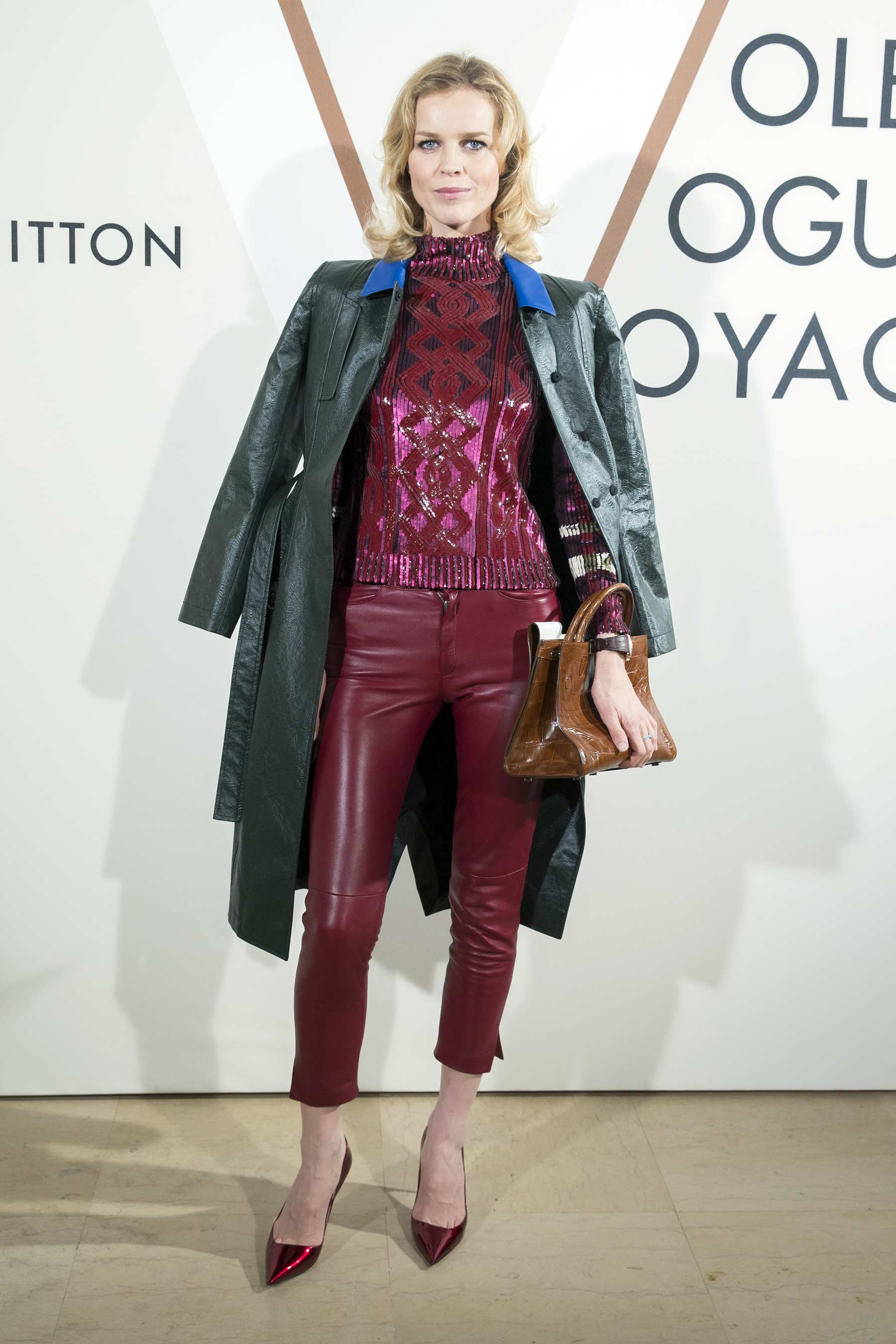 Eva Herzigova attends Louis Vuitton exhibition opening