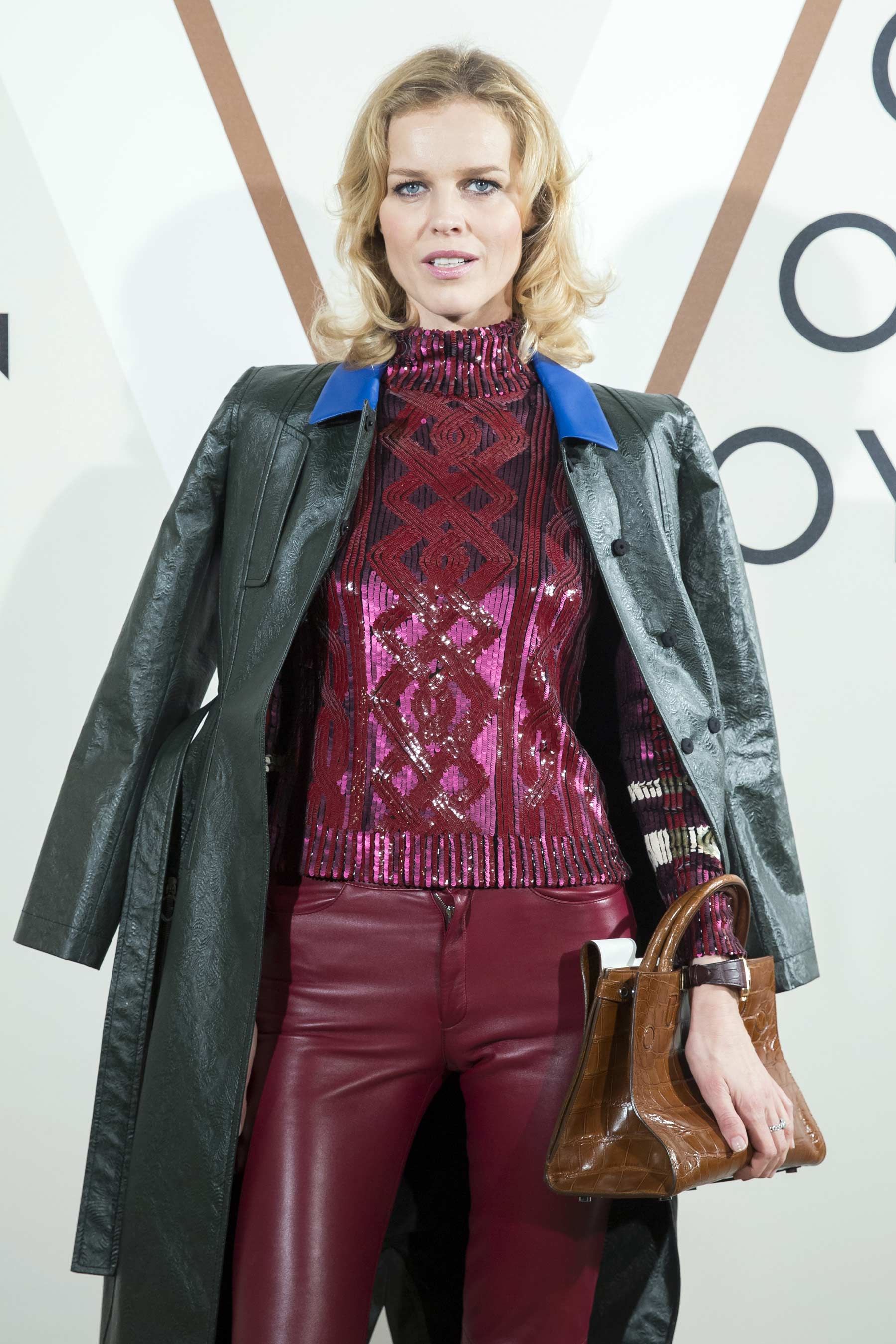 Eva Herzigova attends Louis Vuitton exhibition opening