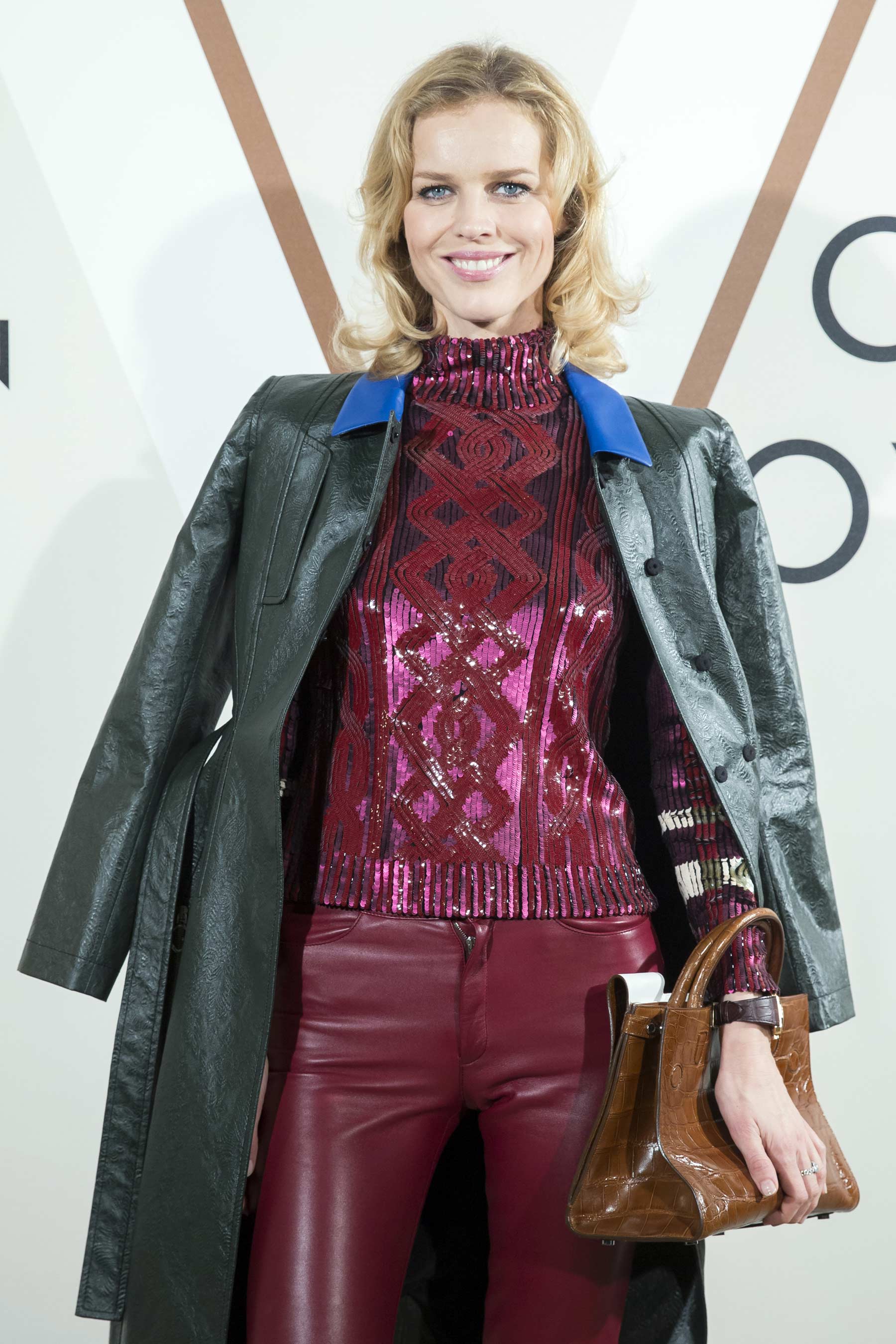 Eva Herzigova attends Louis Vuitton exhibition opening