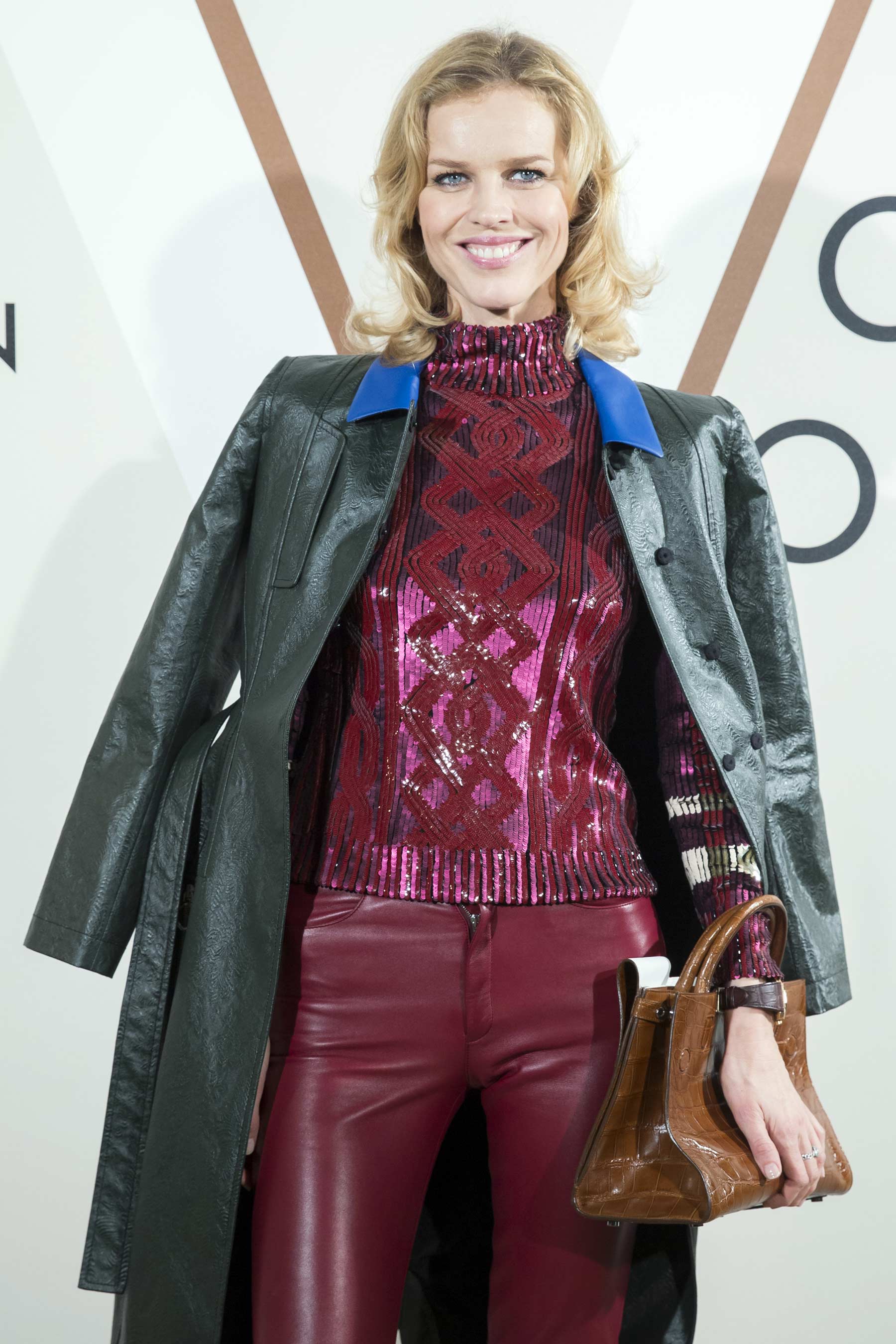 Eva Herzigova attends Louis Vuitton exhibition opening