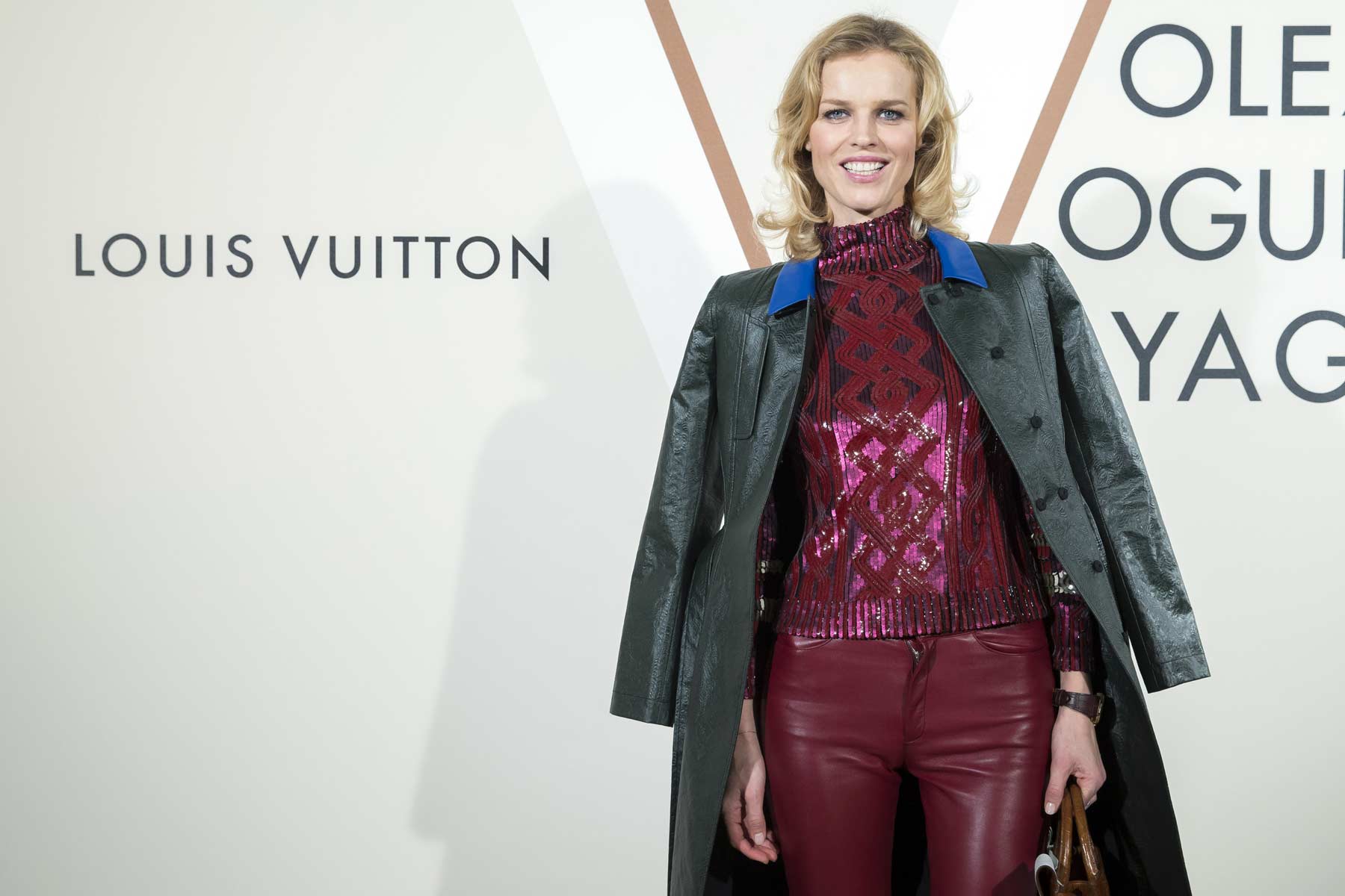 Eva Herzigova attends Louis Vuitton exhibition opening