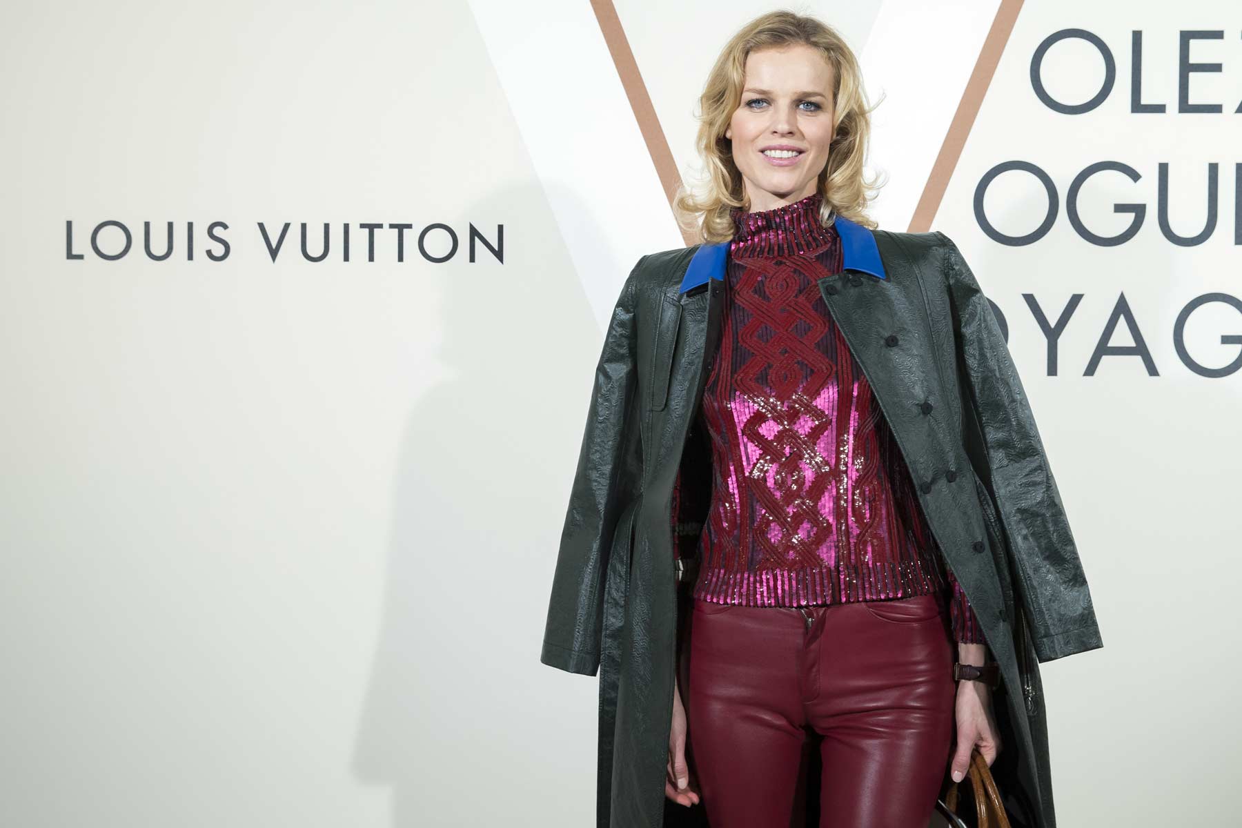 Eva Herzigova attends Louis Vuitton exhibition opening