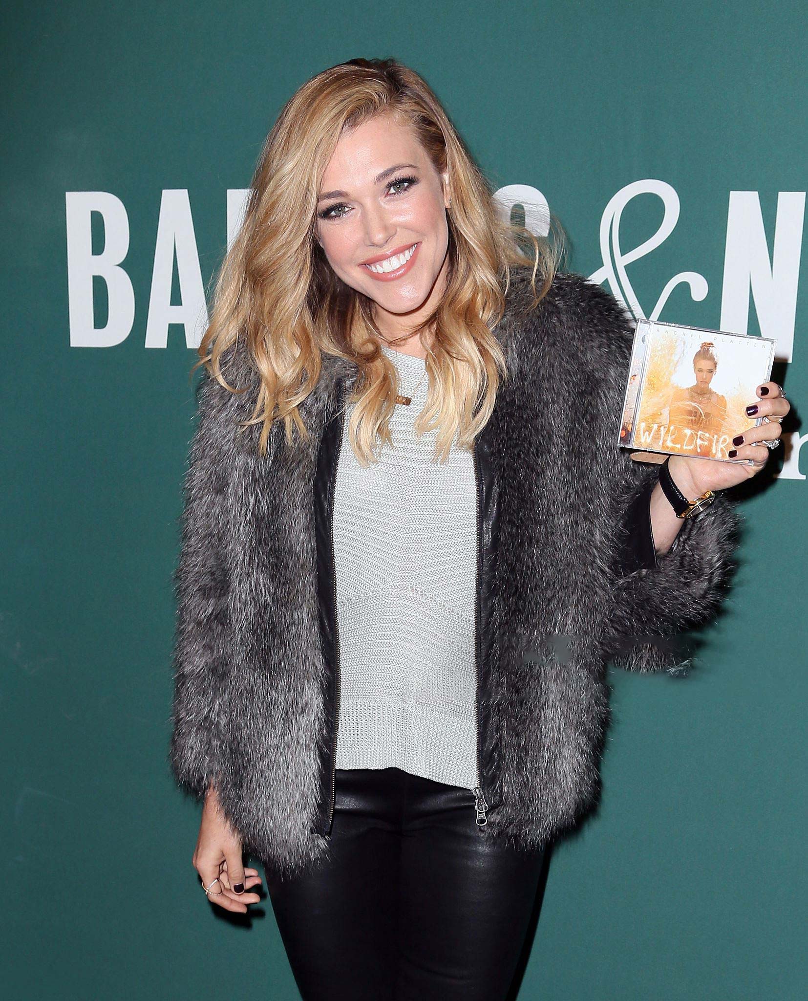 Rachel Platten signs copies of her album Wildfire