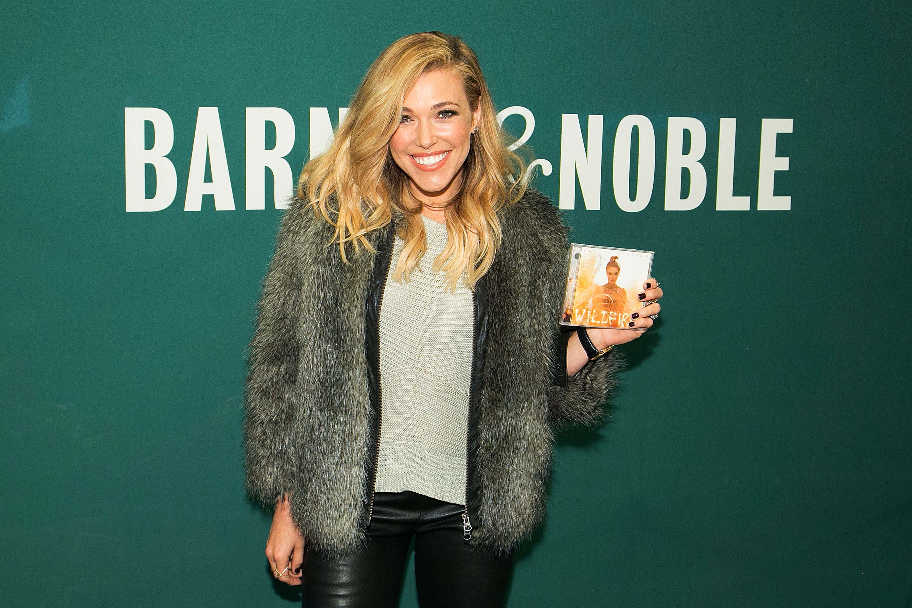 Rachel Platten signs copies of her album Wildfire