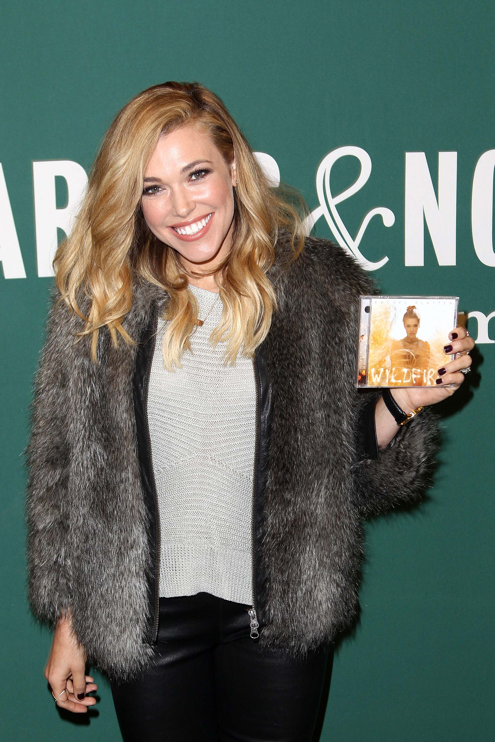 Rachel Platten signs copies of her album Wildfire