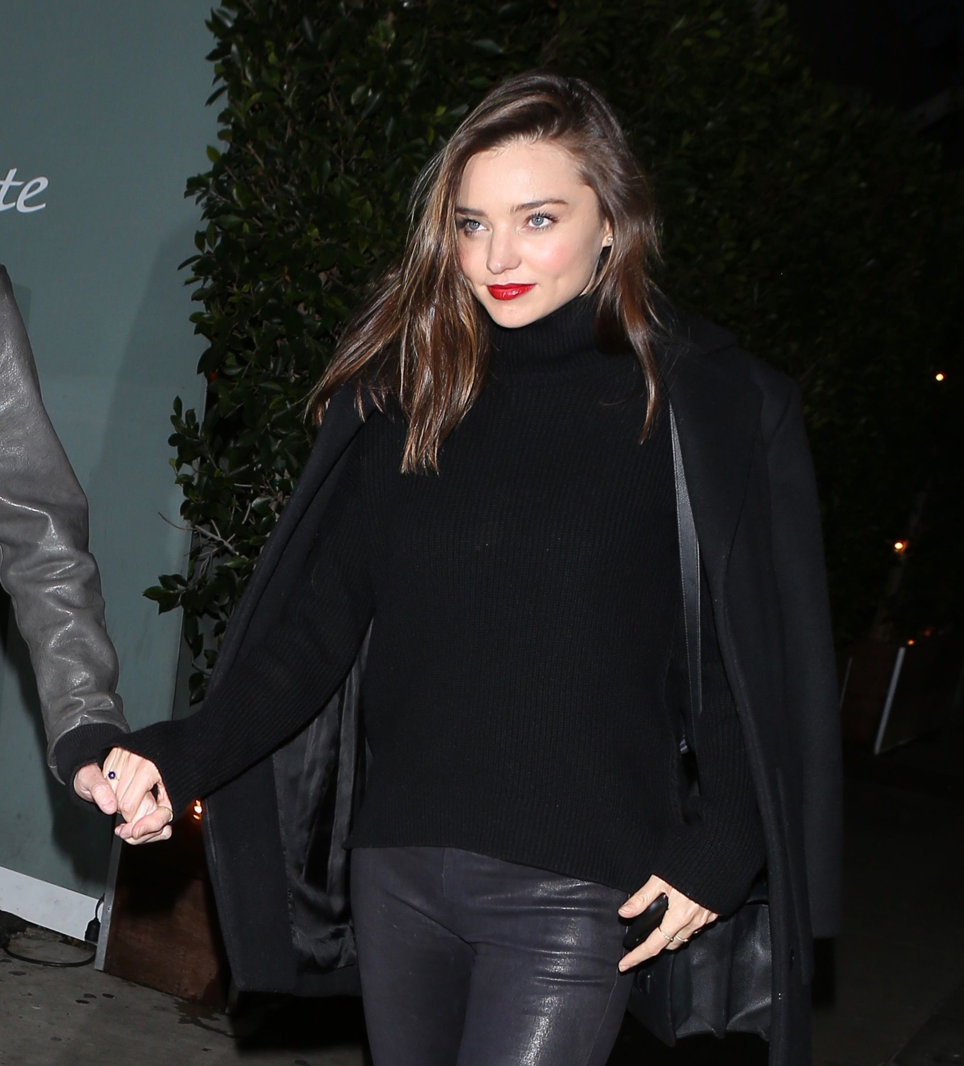 Miranda Kerr during a romantic evening in Beverly Hills