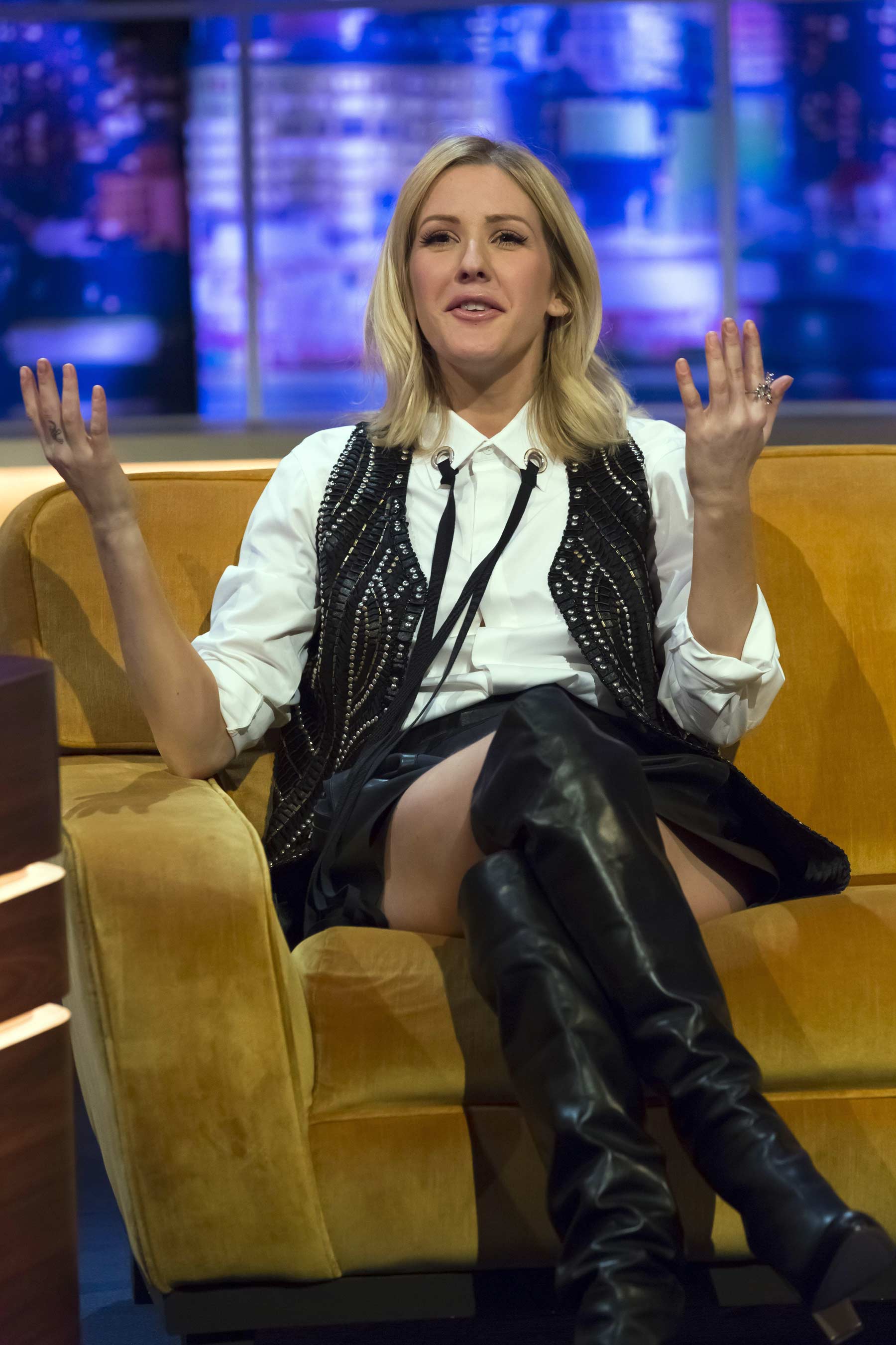 Ellie Goulding performs at The Jonathan Ross Show