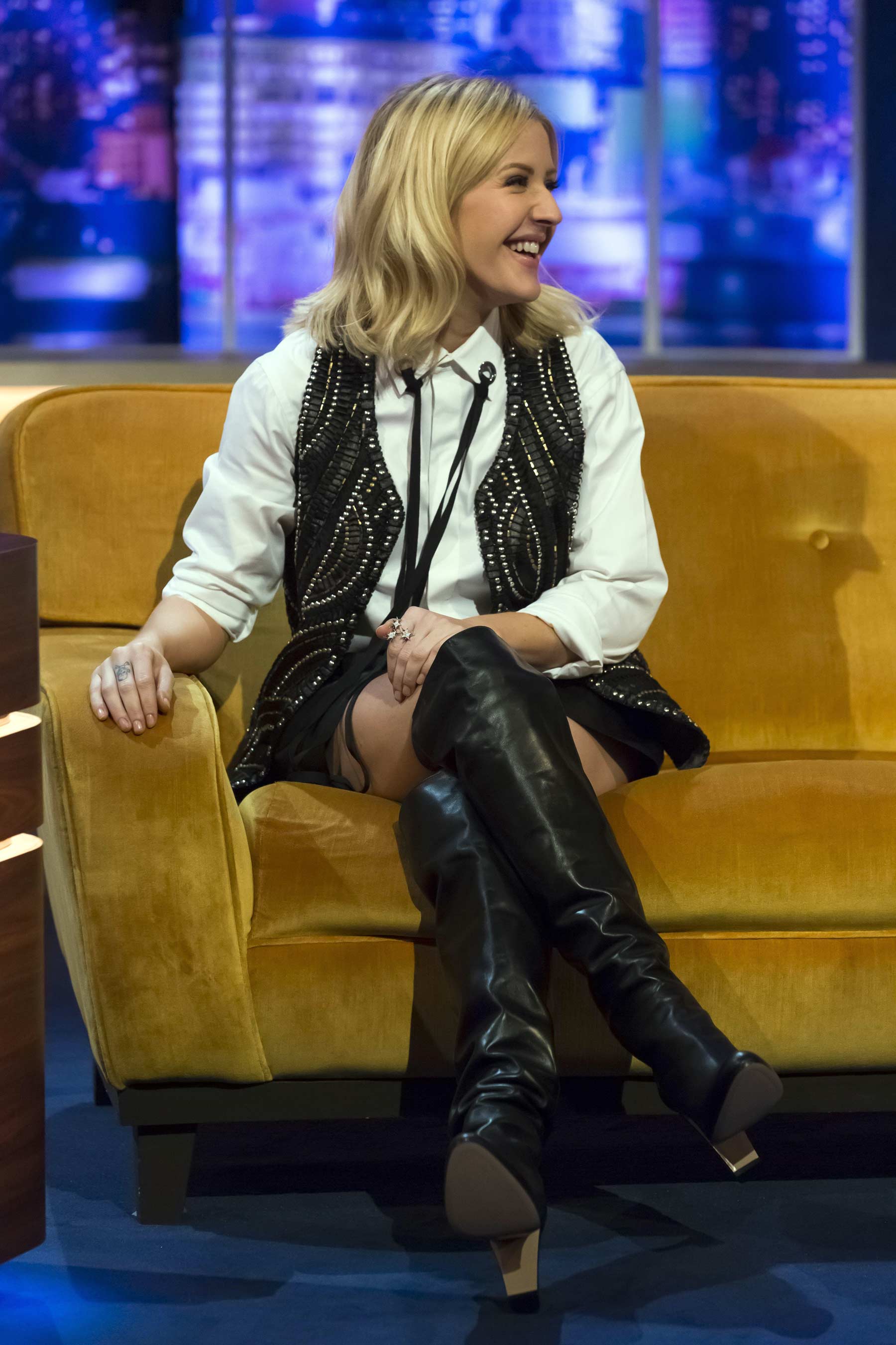 Ellie Goulding performs at The Jonathan Ross Show