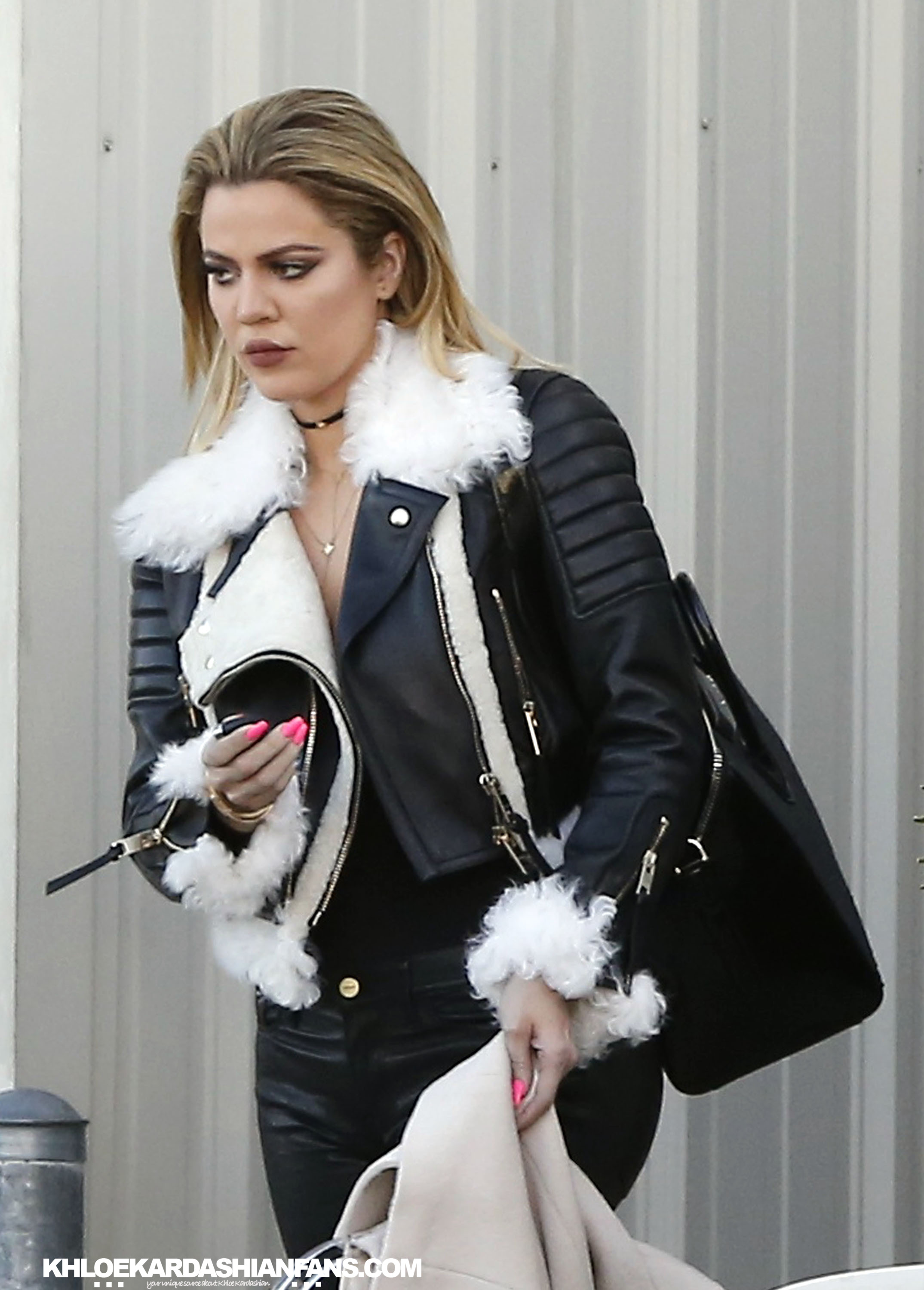 Khloe Kardashian heads out of ShowBiz Studios