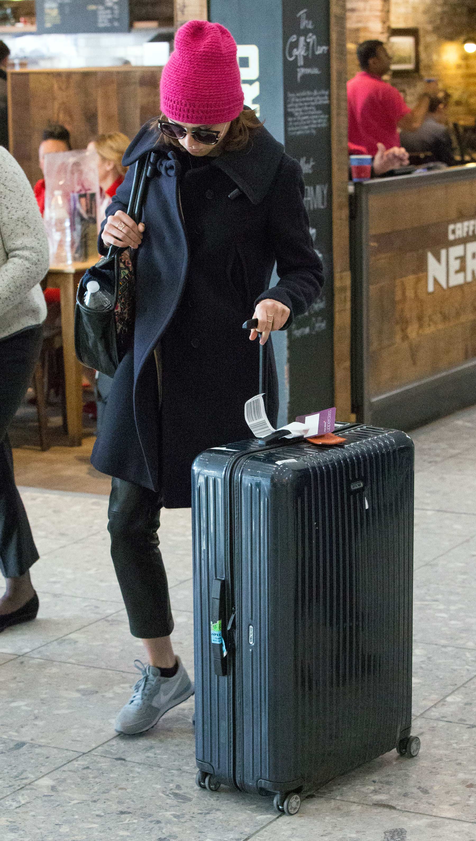 Daisy Ridley at Heathrow Airport