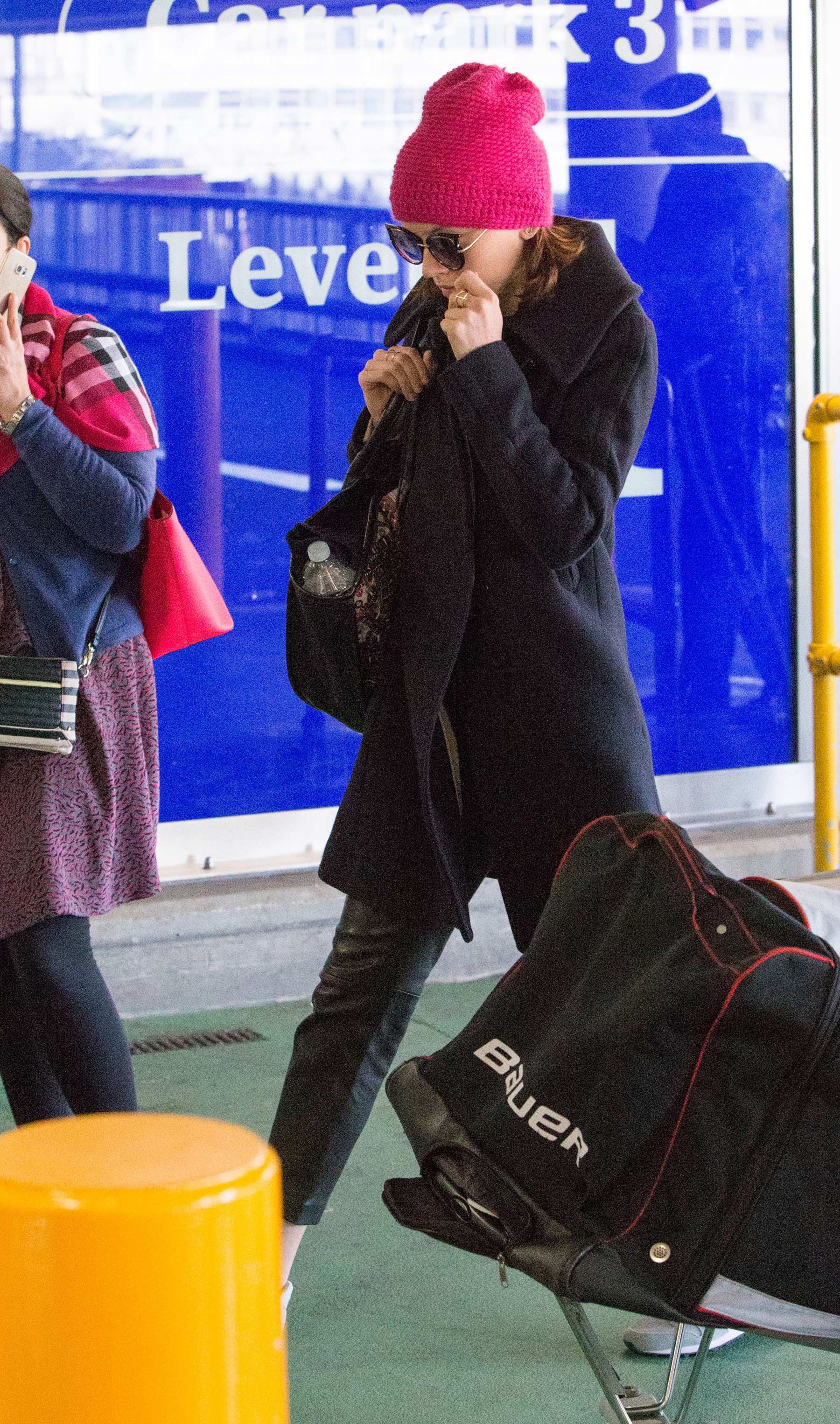 Daisy Ridley at Heathrow Airport