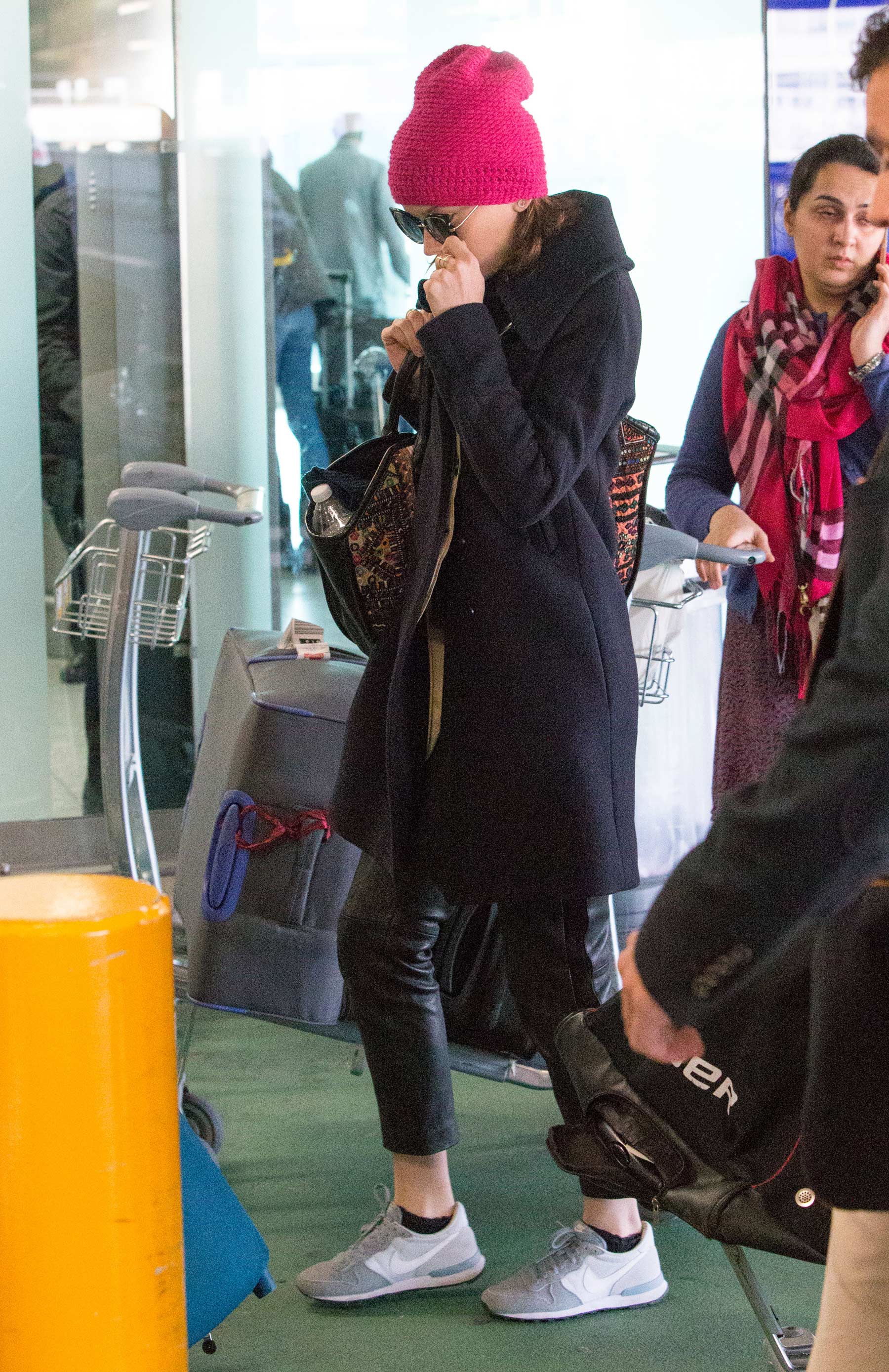 Daisy Ridley at Heathrow Airport