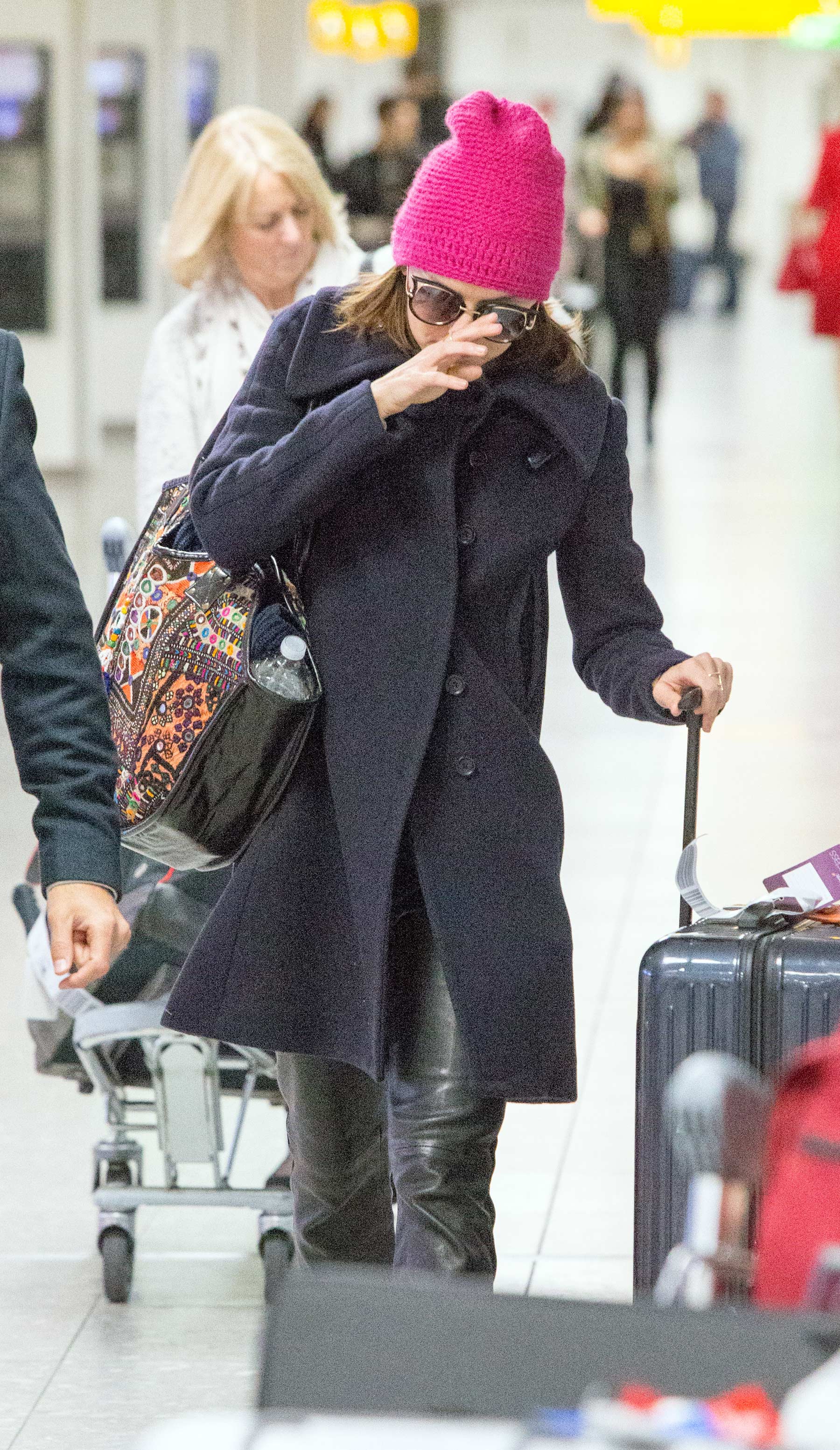 Daisy Ridley at Heathrow Airport