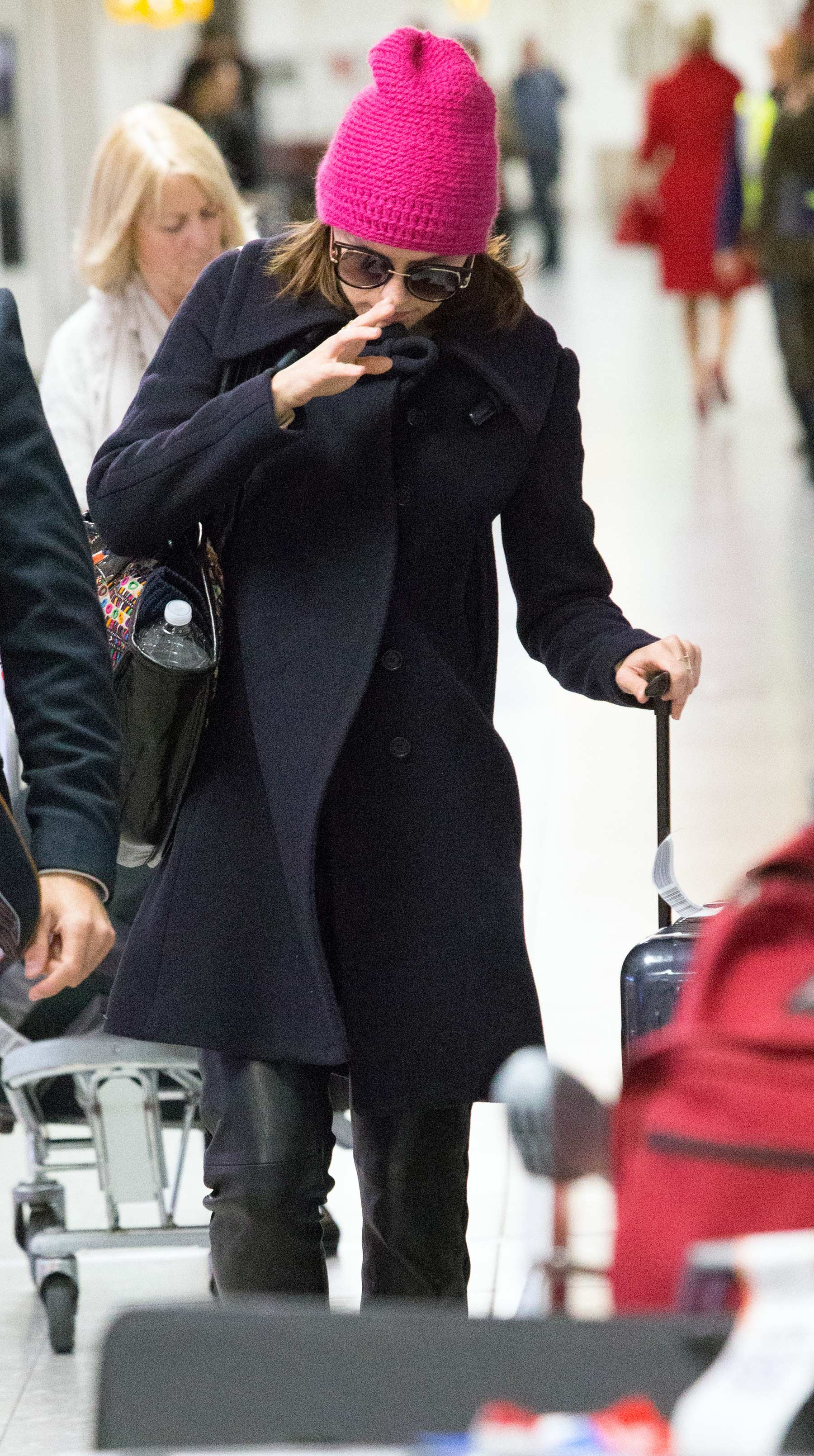 Daisy Ridley at Heathrow Airport