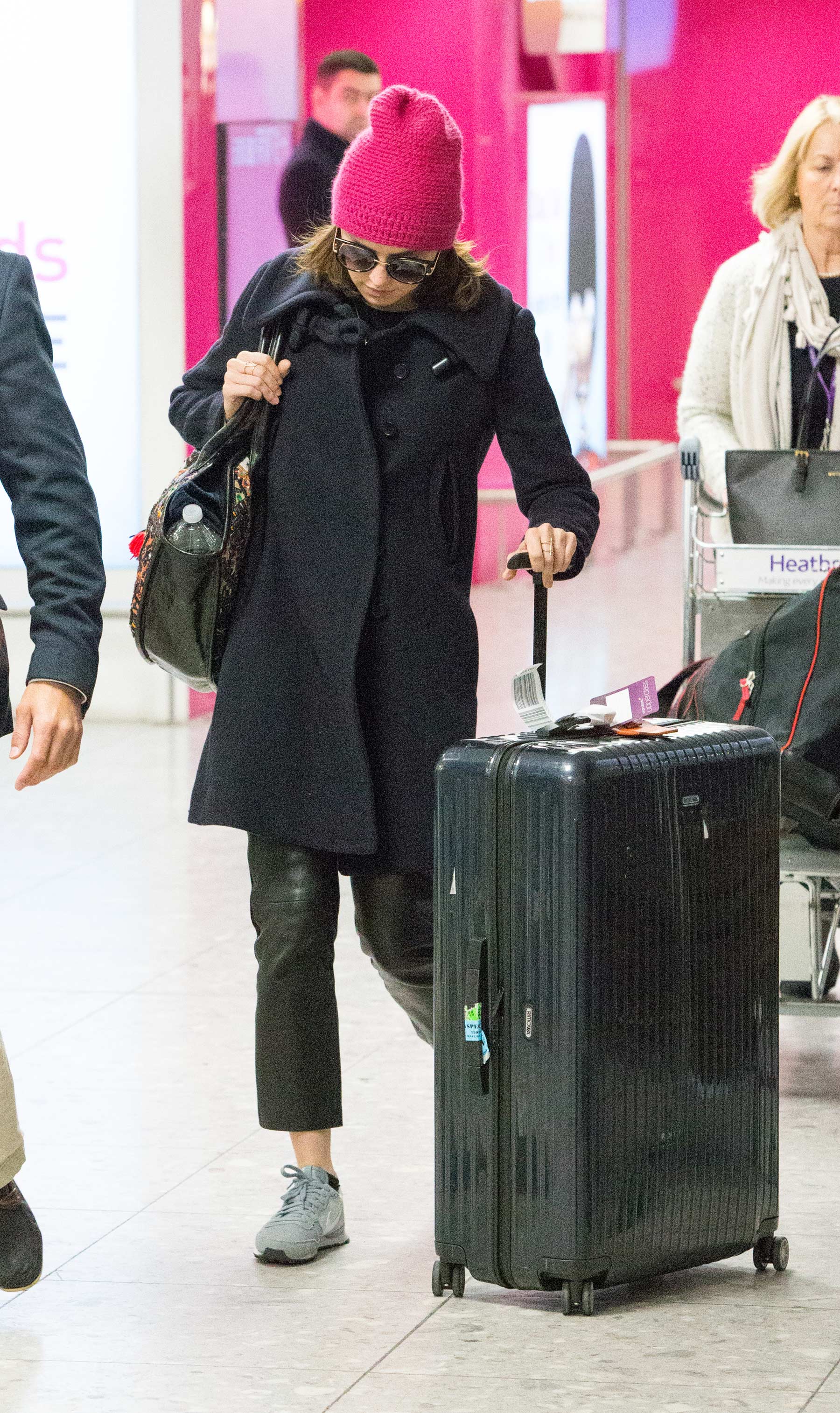 Daisy Ridley at Heathrow Airport