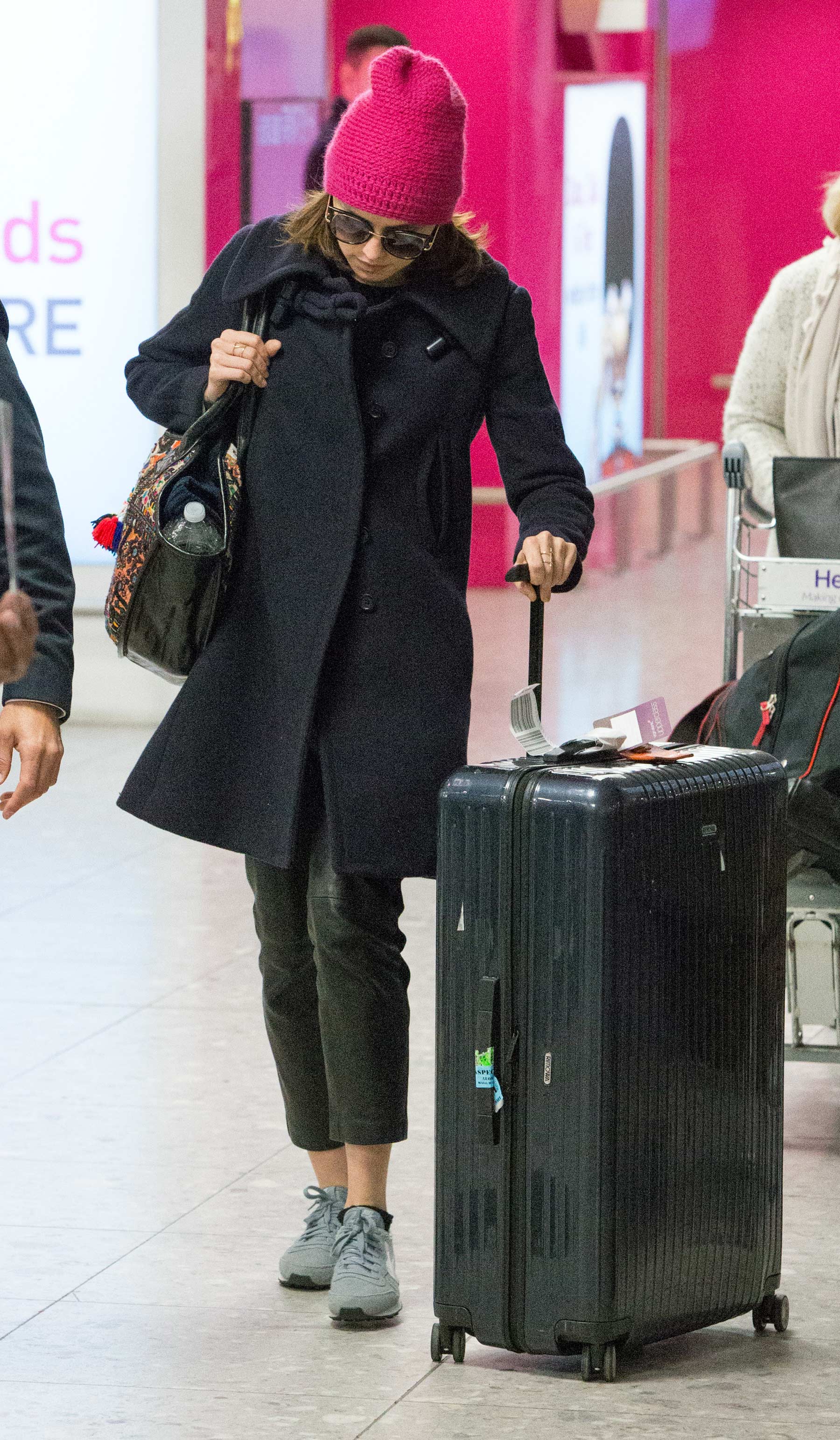 Daisy Ridley at Heathrow Airport