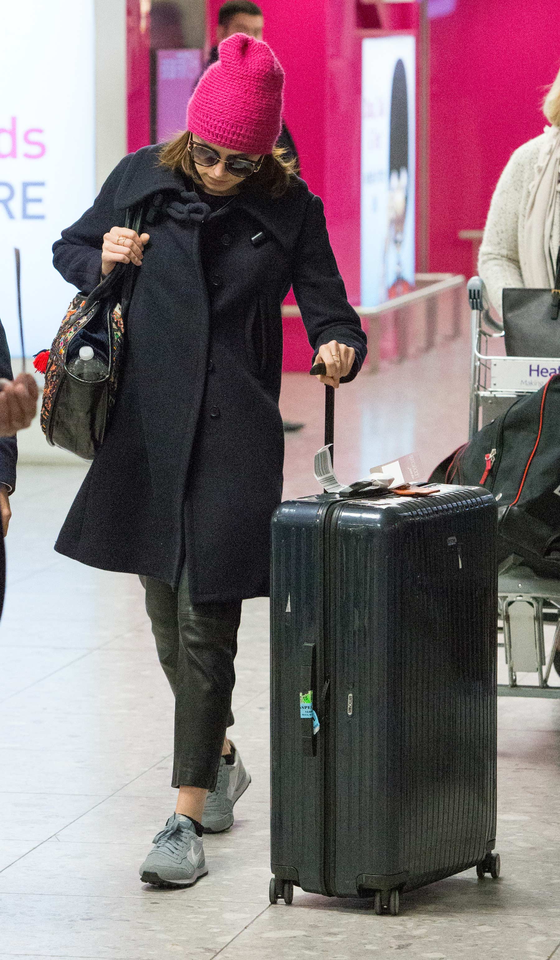 Daisy Ridley at Heathrow Airport