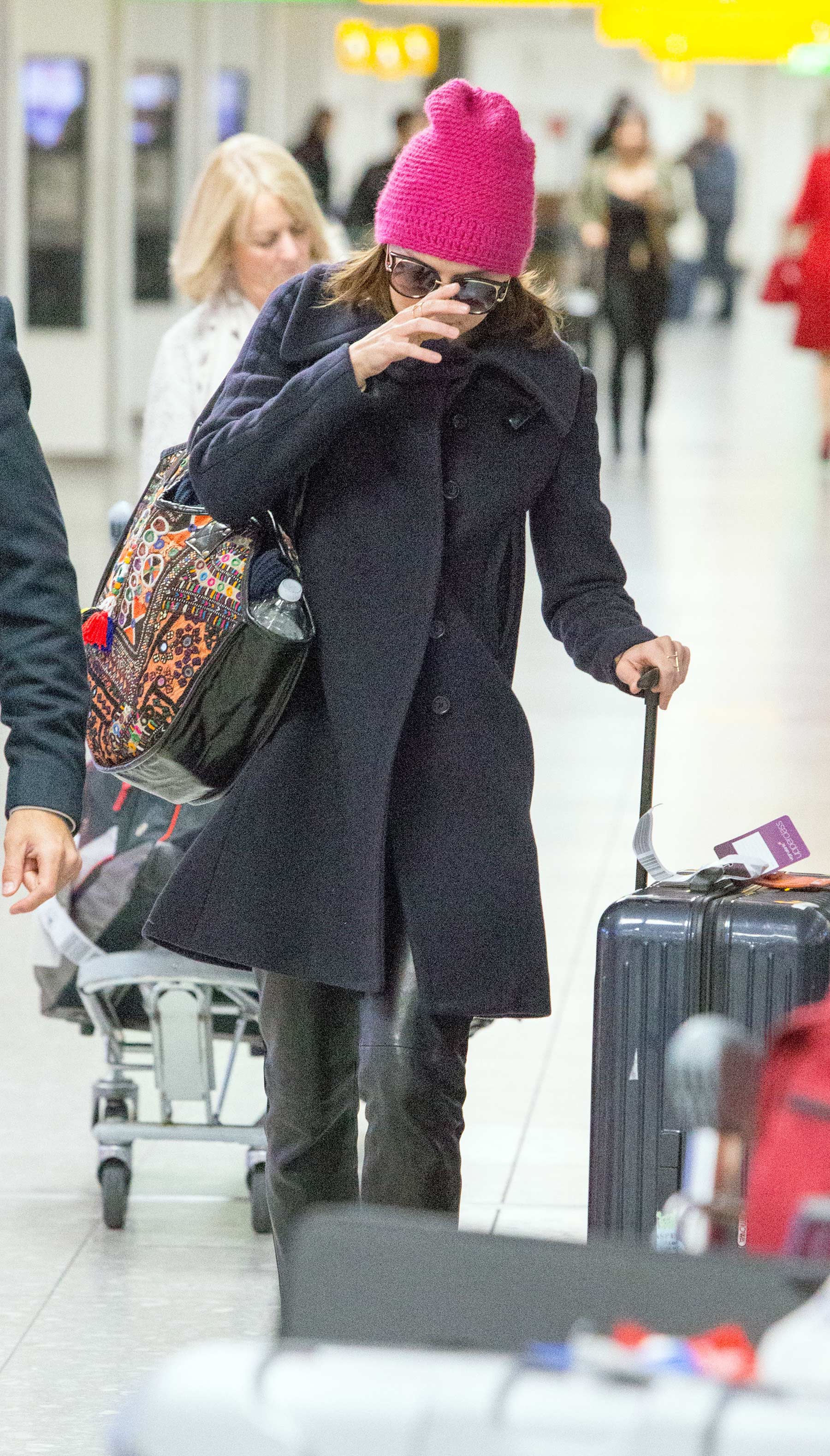 Daisy Ridley at Heathrow Airport