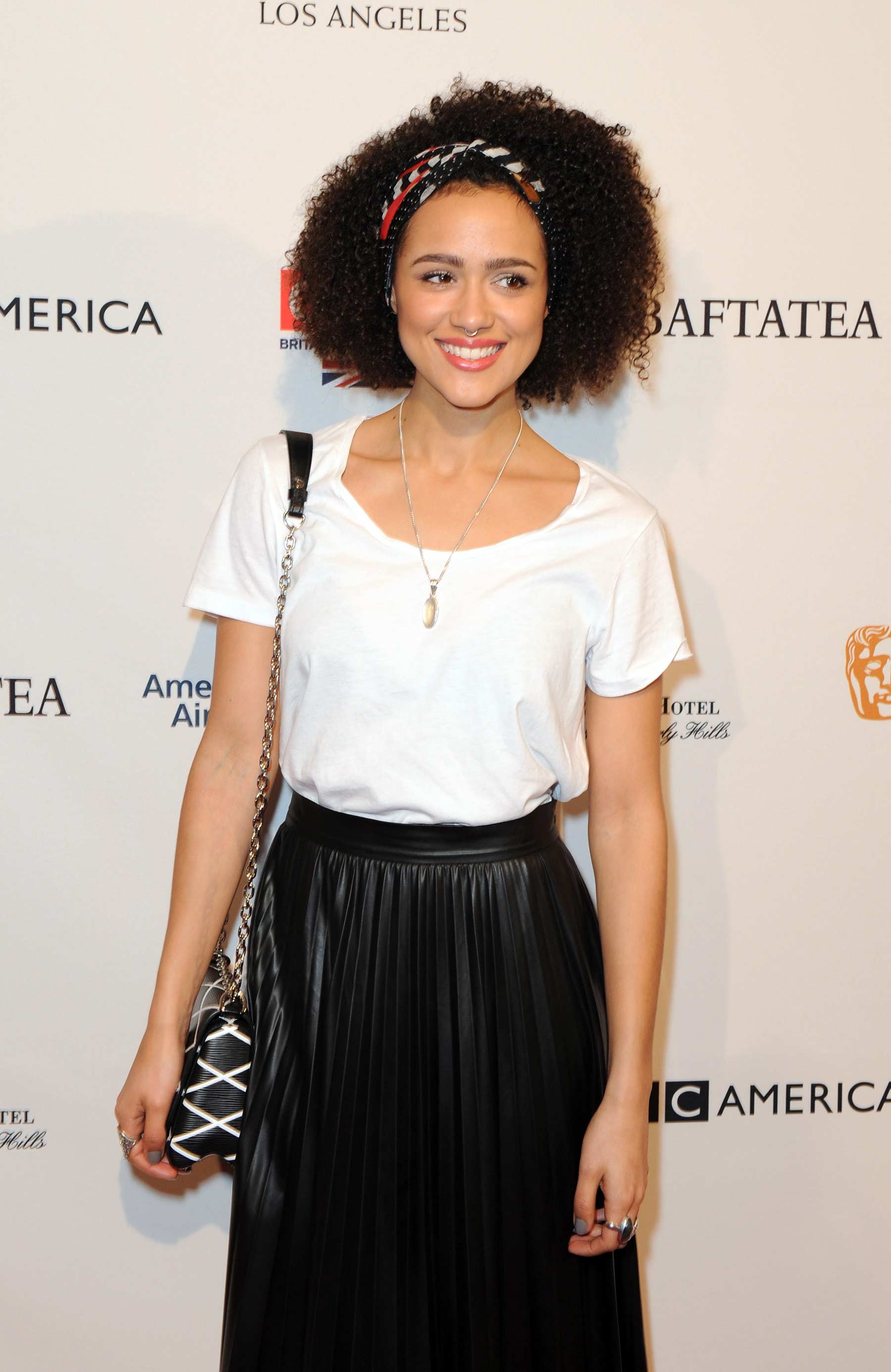 Nathalie Emmanuel attends BAFTA Los Angeles Awards Season Tea