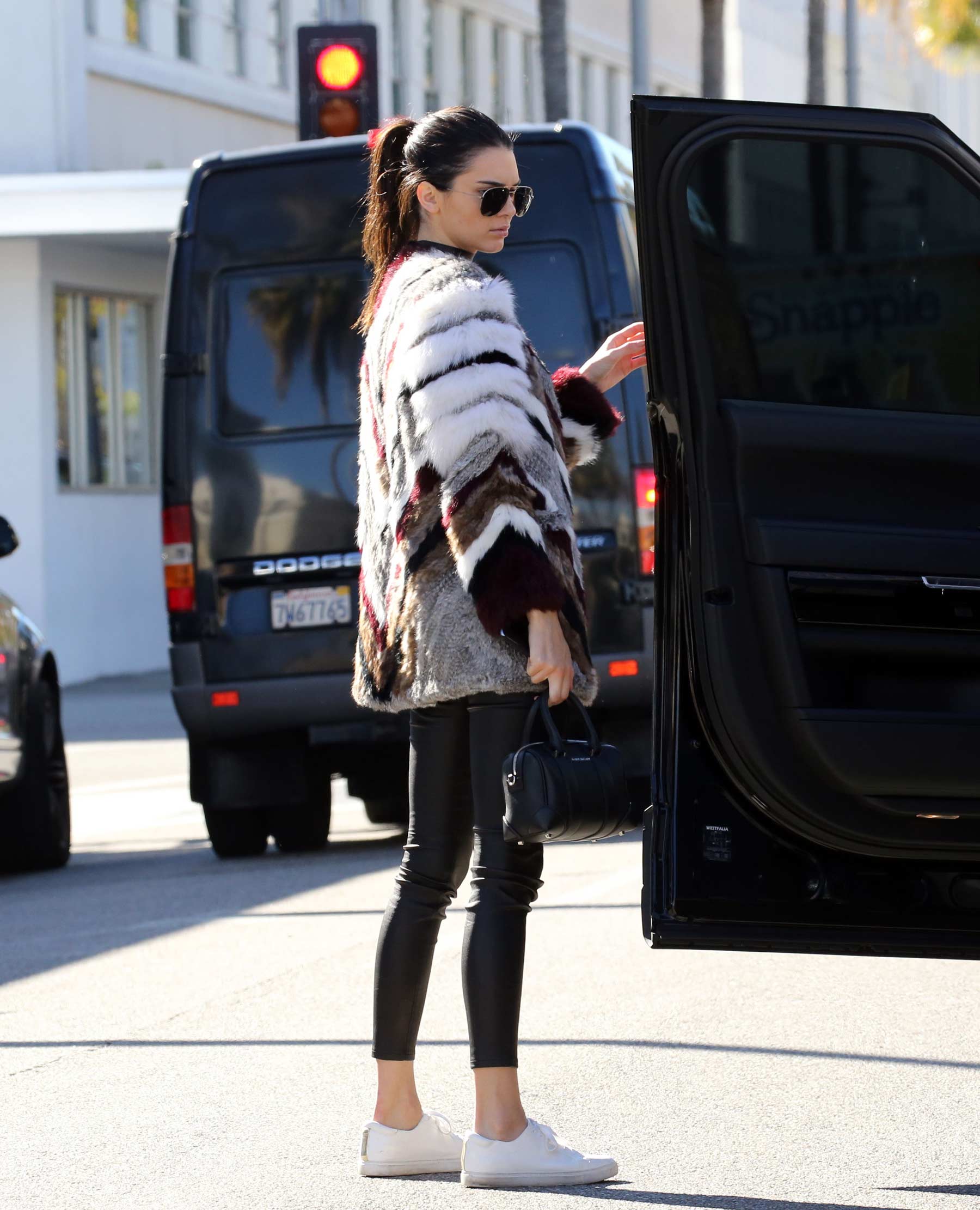 Kendall Jenner heading to lunch in Beverly Hills