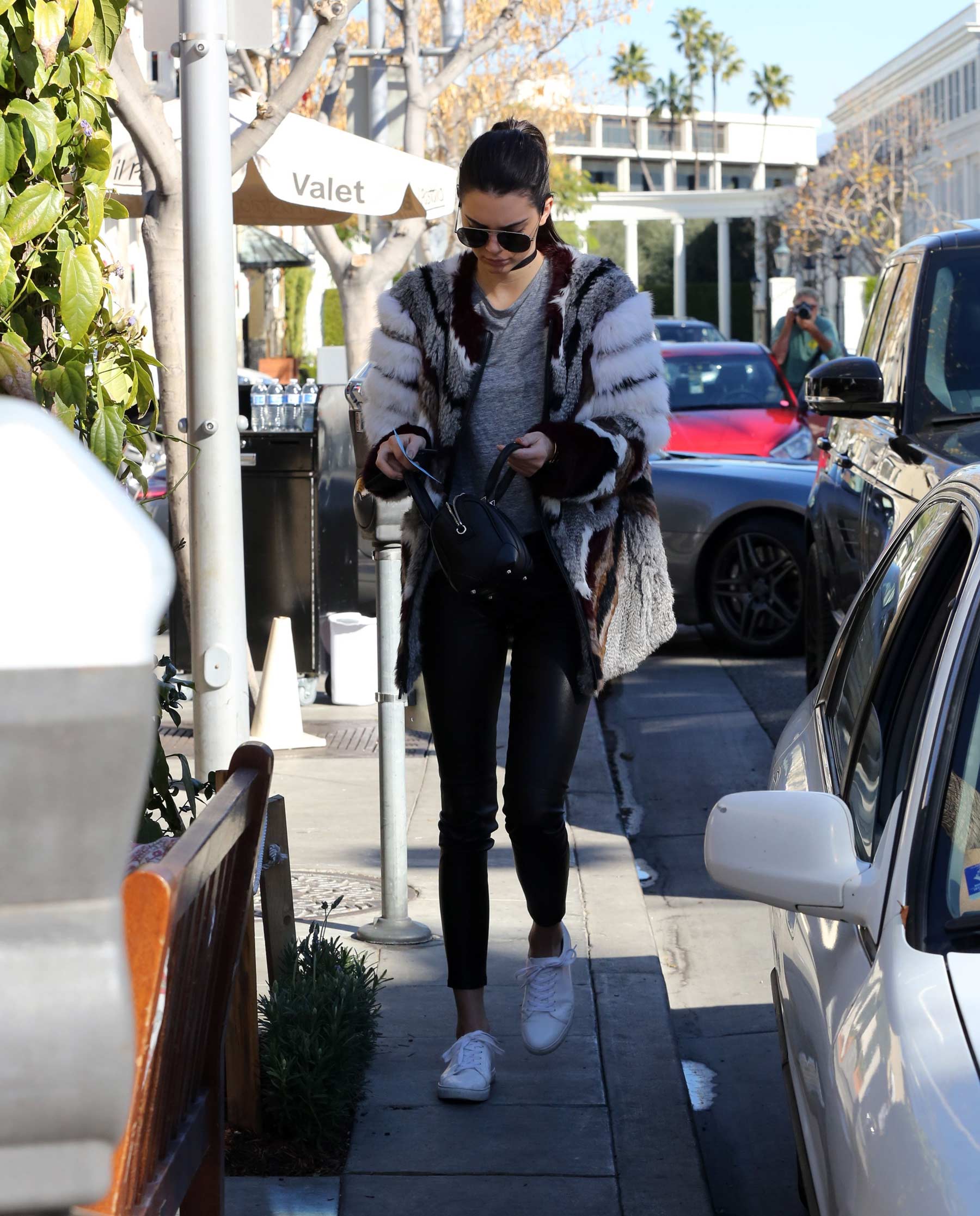 Kendall Jenner heading to lunch in Beverly Hills