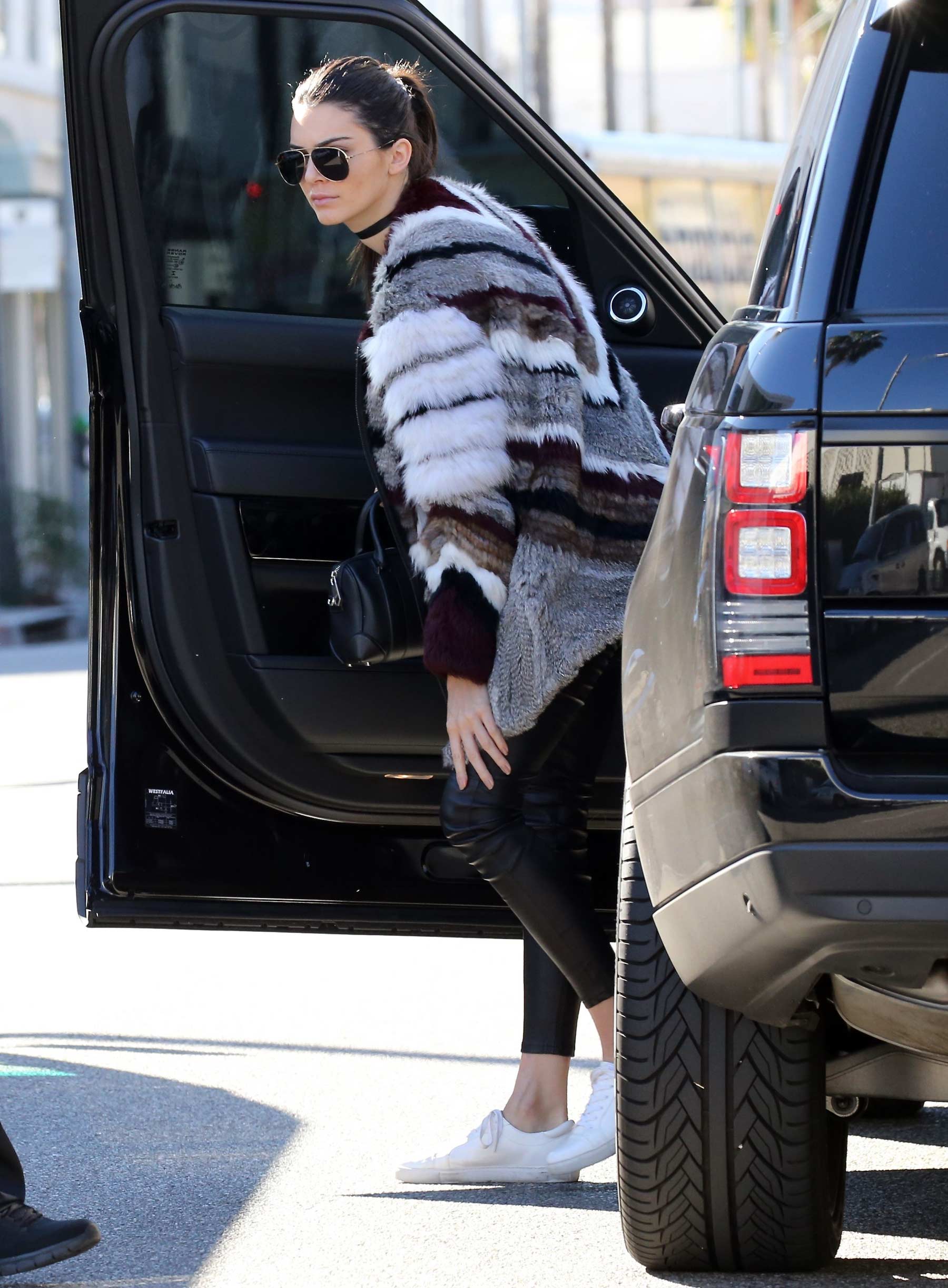 Kendall Jenner heading to lunch in Beverly Hills