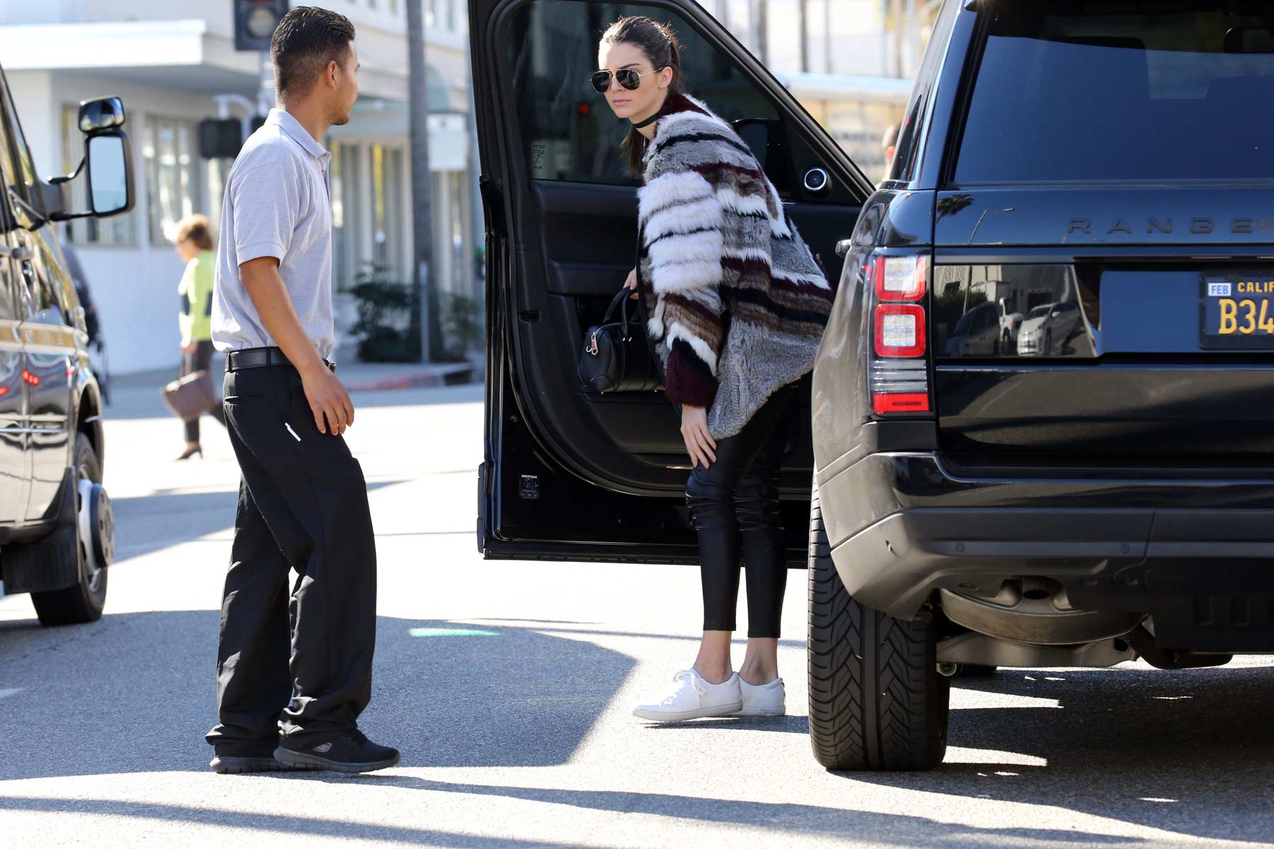 Kendall Jenner heading to lunch in Beverly Hills