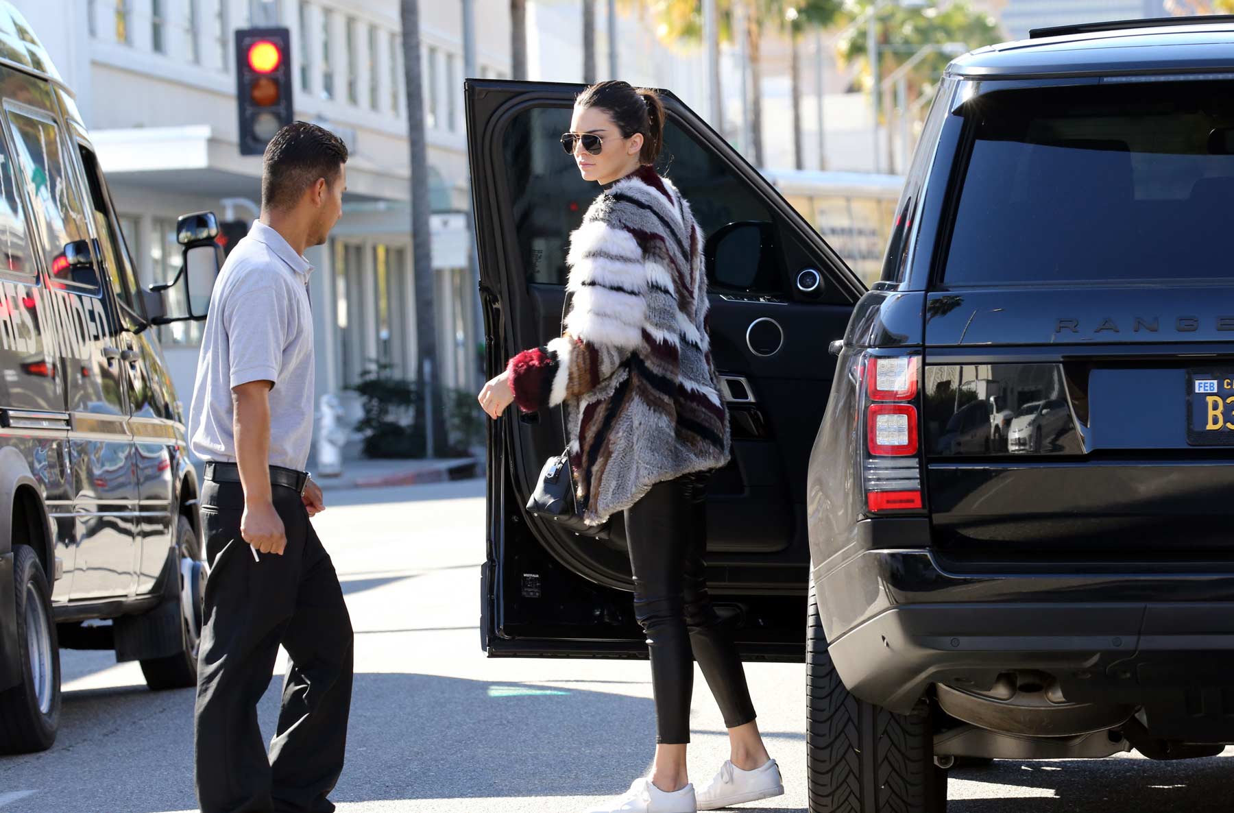Kendall Jenner heading to lunch in Beverly Hills