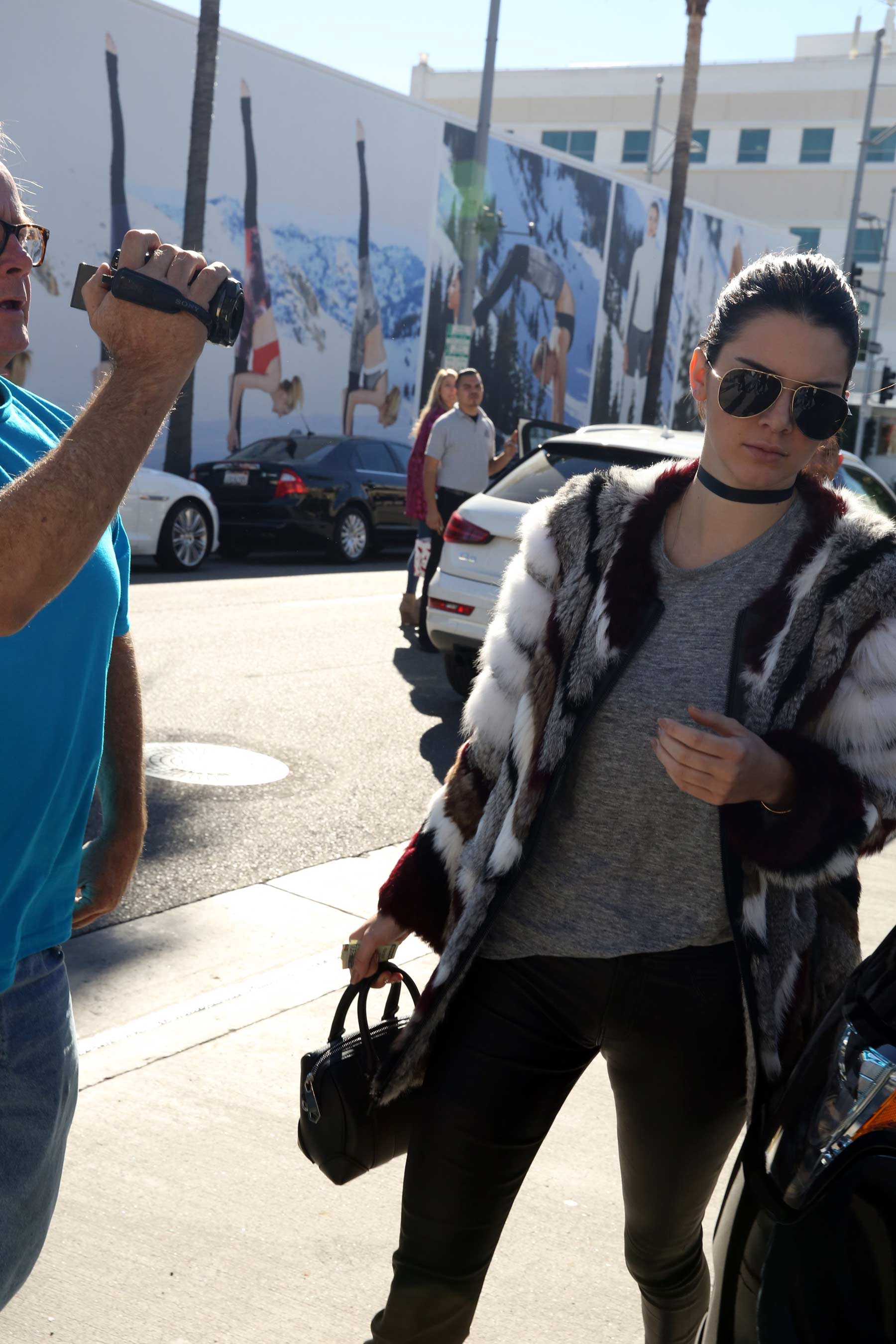 Kendall Jenner heading to lunch in Beverly Hills