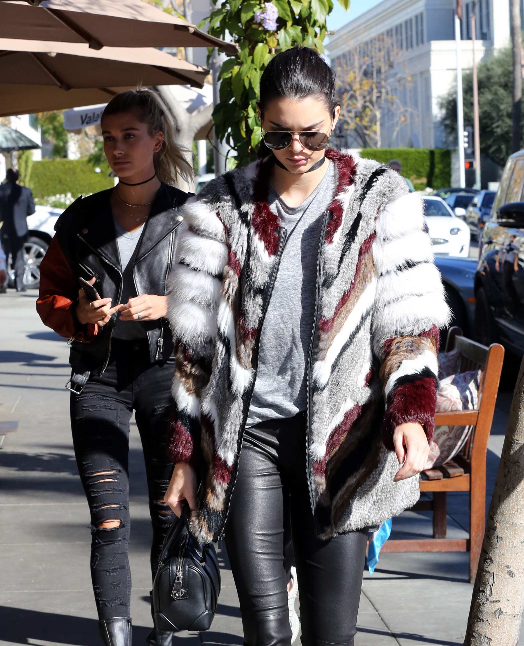 Kendall Jenner heading to lunch in Beverly Hills